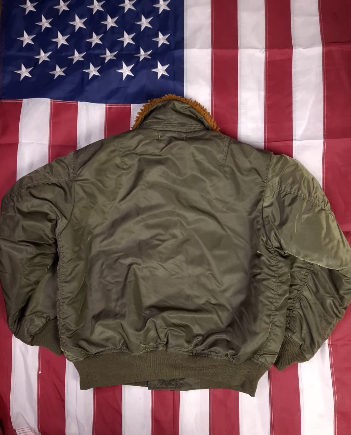 오리지날 캡클로딩사 미공군 B-15D 울파일 항공자켓 상품이미지10