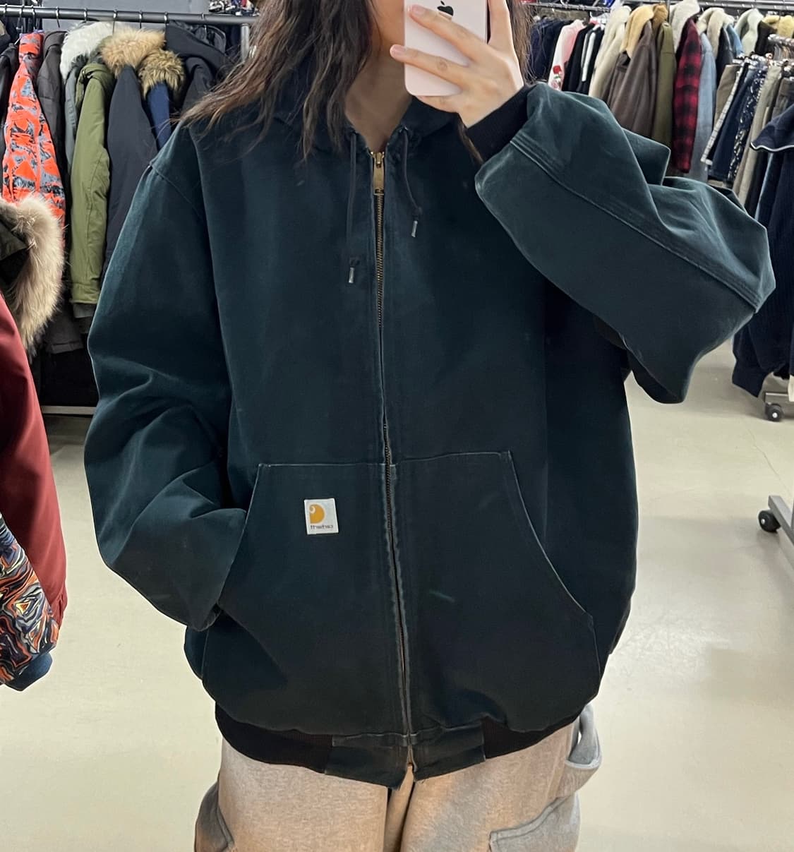 칼하트 후드 자켓 상품이미지2