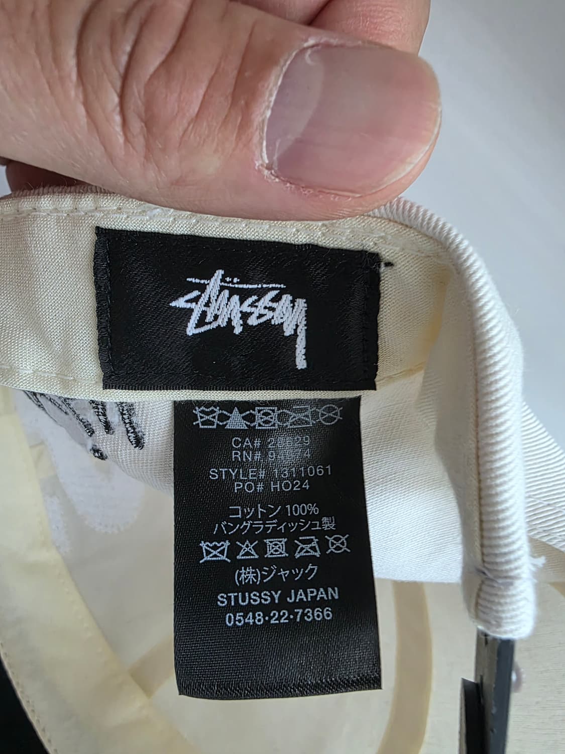 스투시 셔닐 S 로우캡 내추럴 상품이미지3