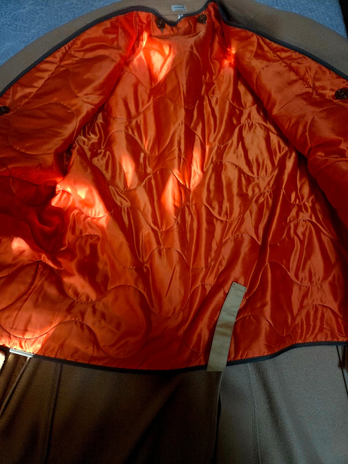 L,105) ods[올리브드랩서비스] 파더코트 카멜색상 팝니다. 상품이미지7