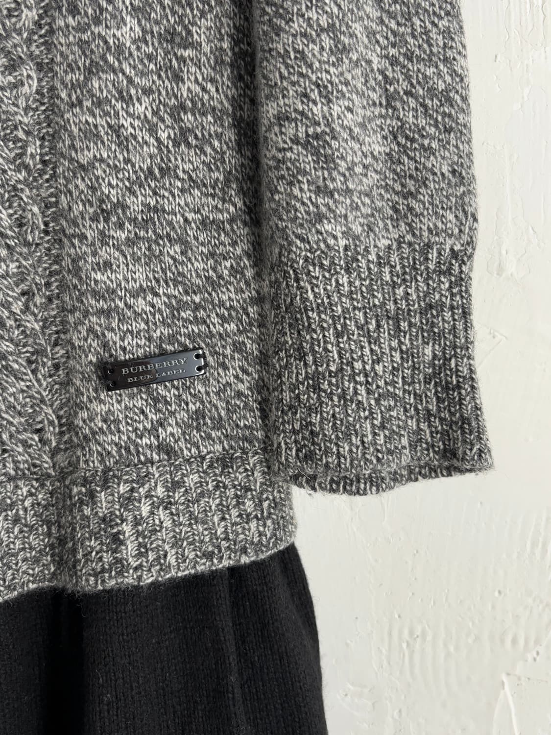 Burberry  버버리 블루라벨 배색 니트 원피스 상품이미지7