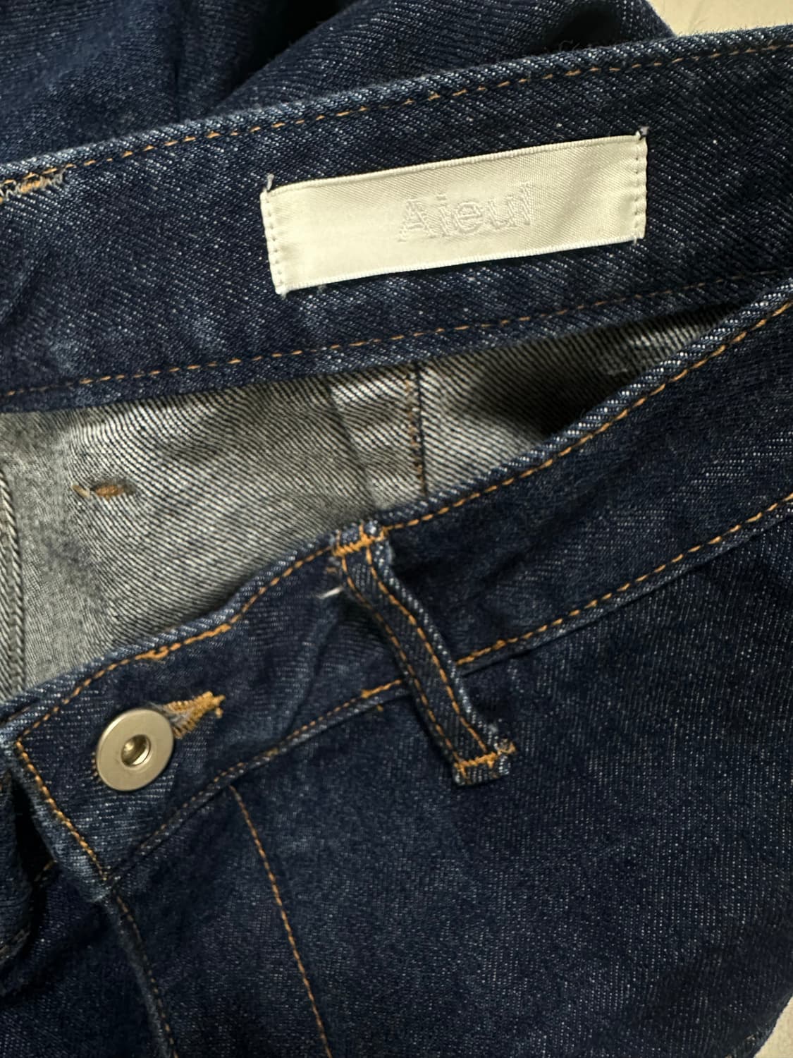 아이엘 커브드팬츠 인디고 상품이미지7