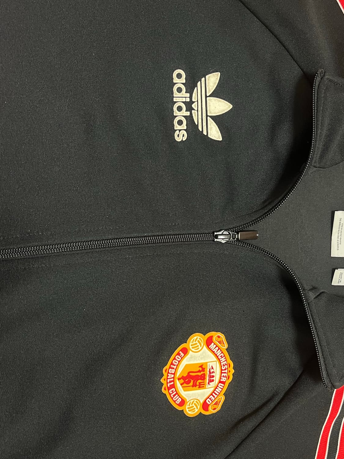 아디다스 맨유 검빨 파이어버드 트랙탑 져지 맨체스터유나이티드 상품이미지5