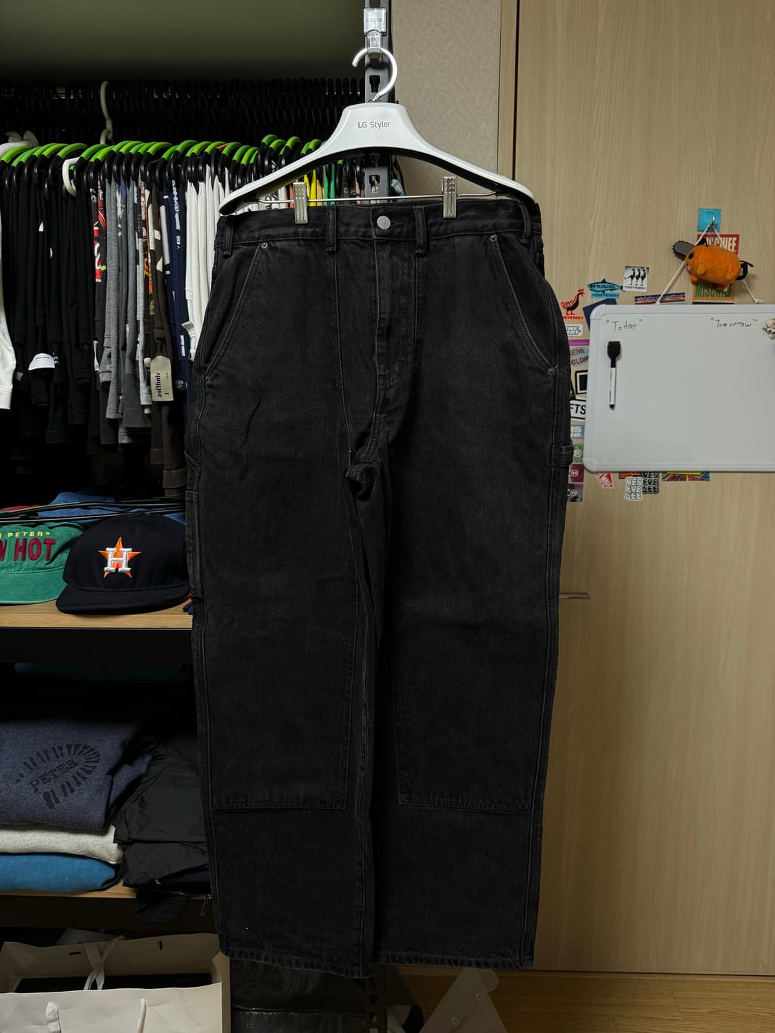 [L] 디스이즈네버댓 카펜터 팬츠 블랙 상품이미지1