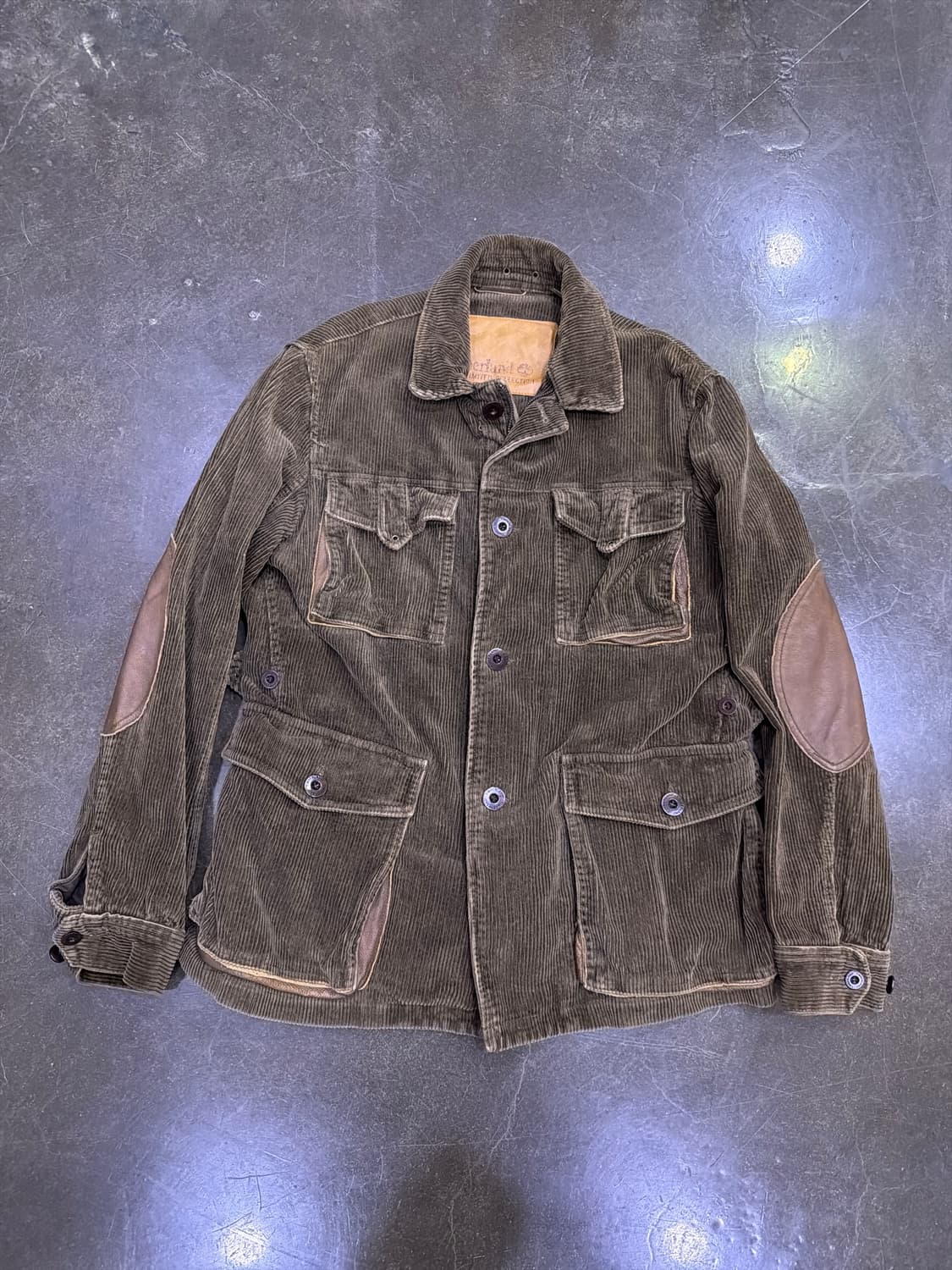 팀버랜드 리미티드 컬렉션 코듀로이 헌팅자켓 브라운 M 상품이미지1