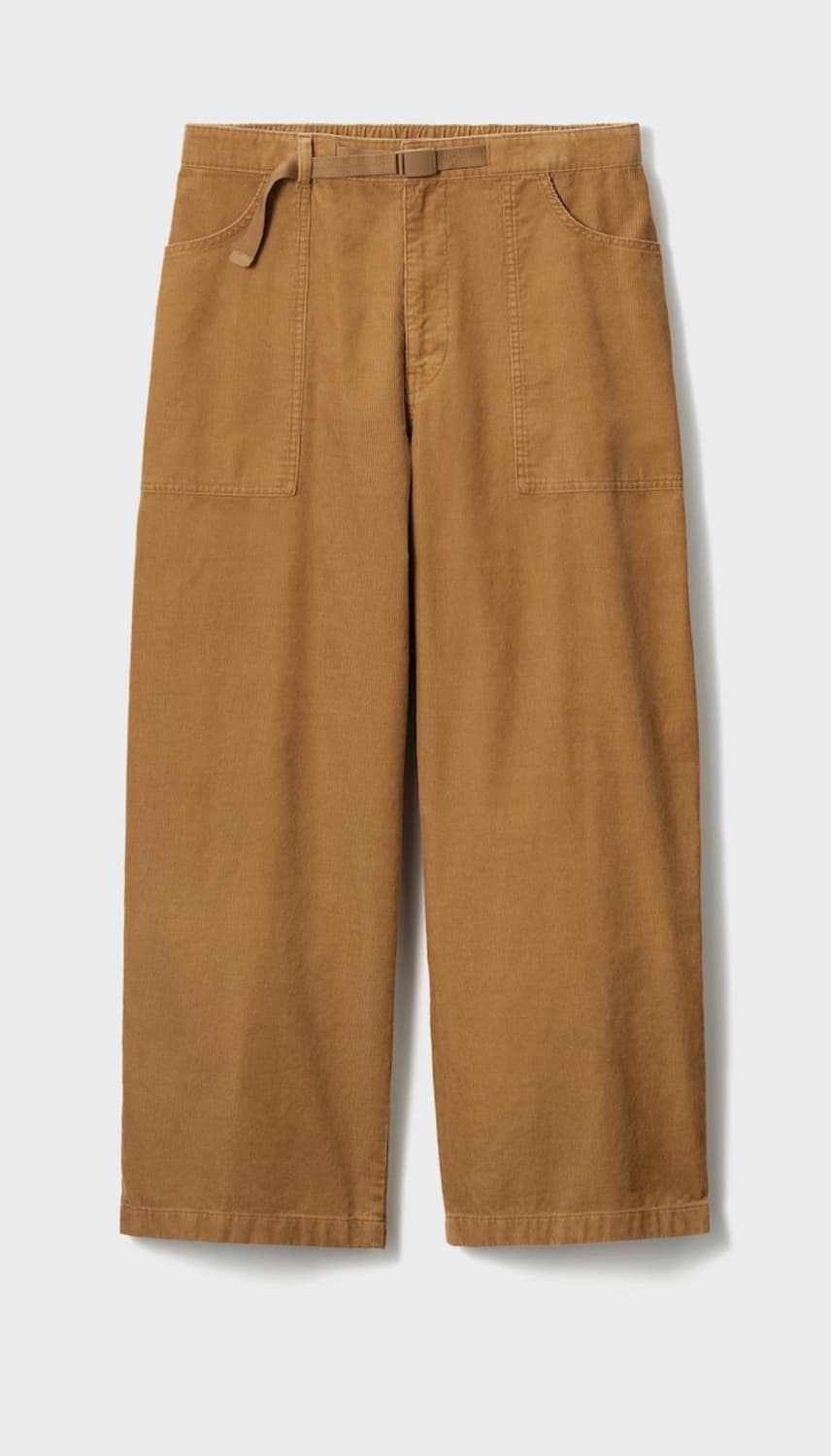 JW앤더슨x유니클로 코듀로이 커브드 워크팬츠 상품이미지1