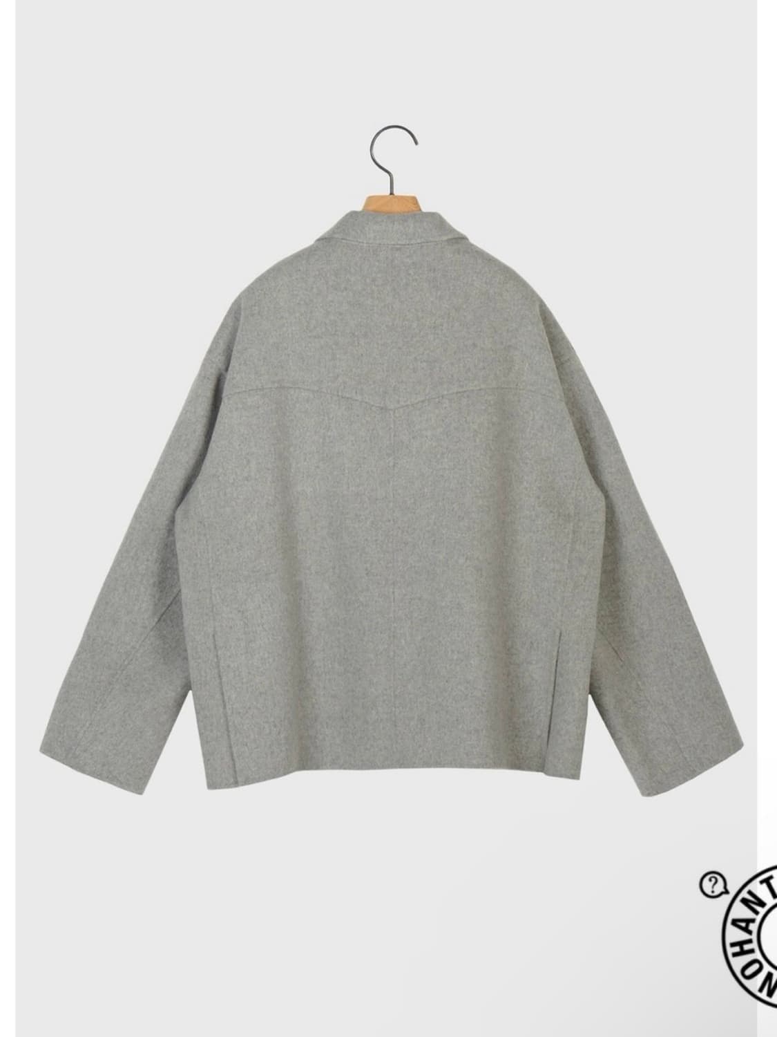 노앙 핸드메이드 오버사이즈 캐시미어 코트 상품이미지2