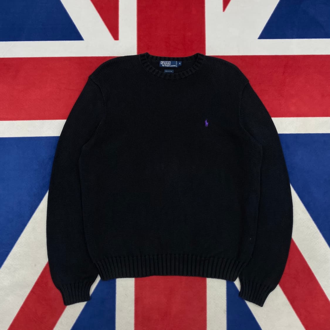 폴로 오버핏 니트 ML 실측-XL  상품이미지1