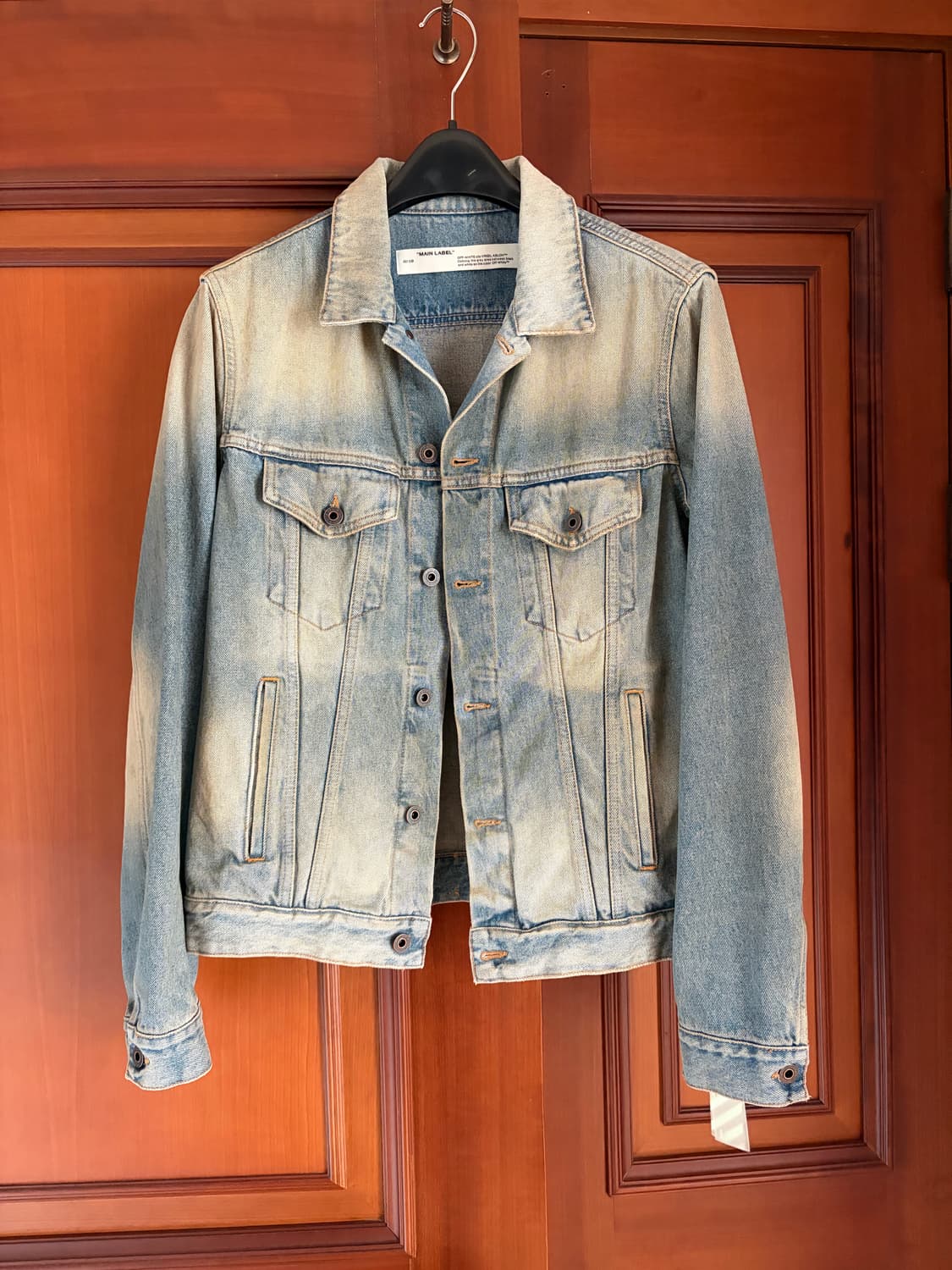 오프화이트 데님 청자켓 상품이미지2