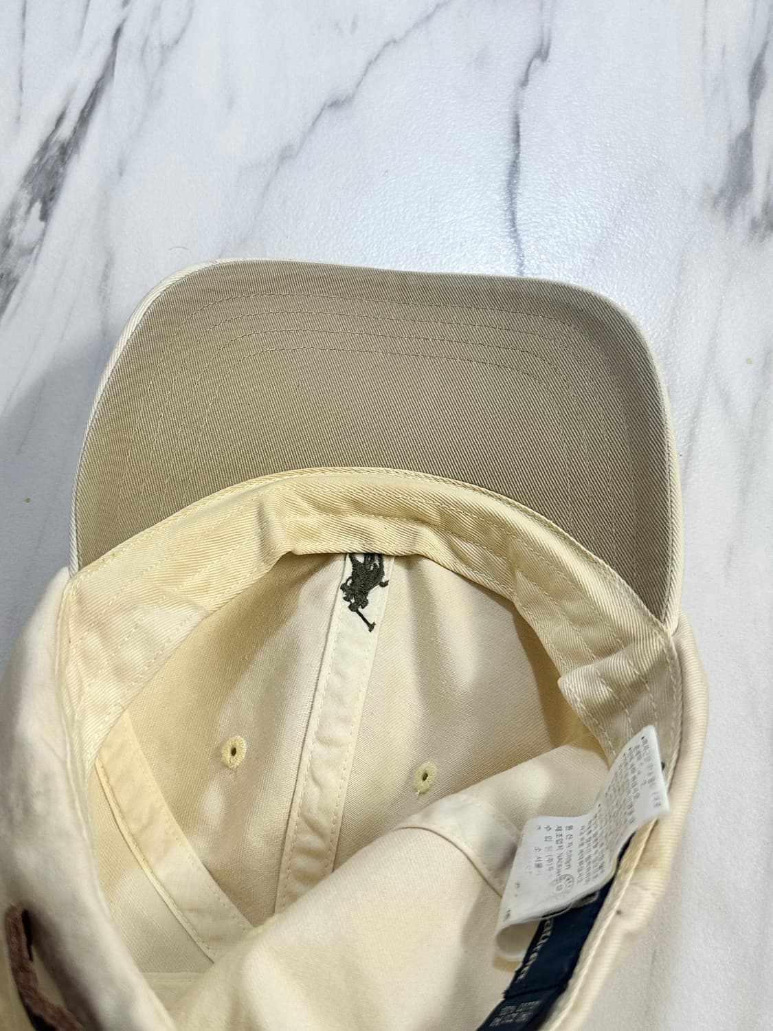 폴로 랄프로렌 코튼 치노 캡 베이지 상품이미지4