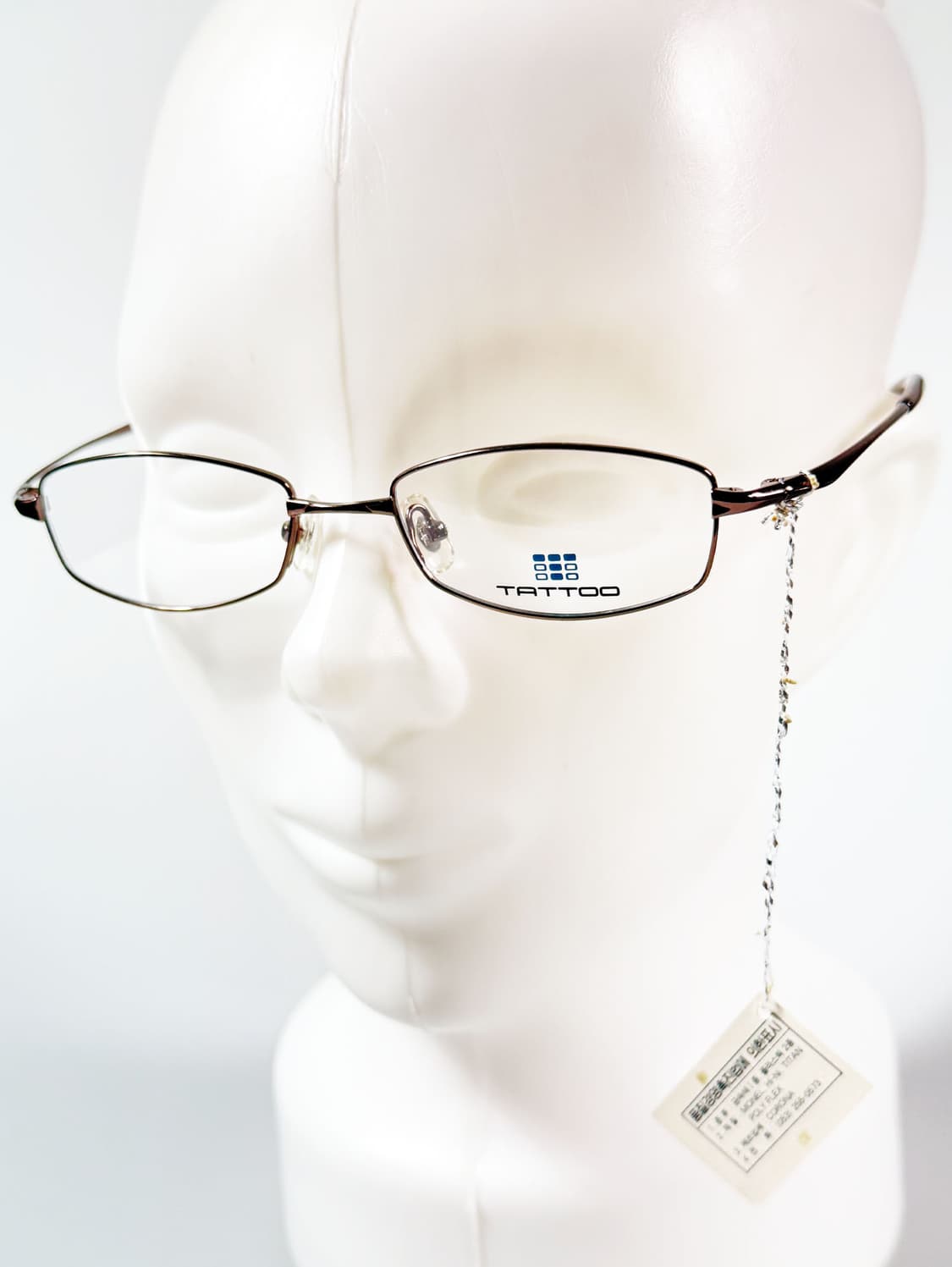TATTOO 슬림 오벌 브라운 메탈 빈티지 안경 상품이미지8