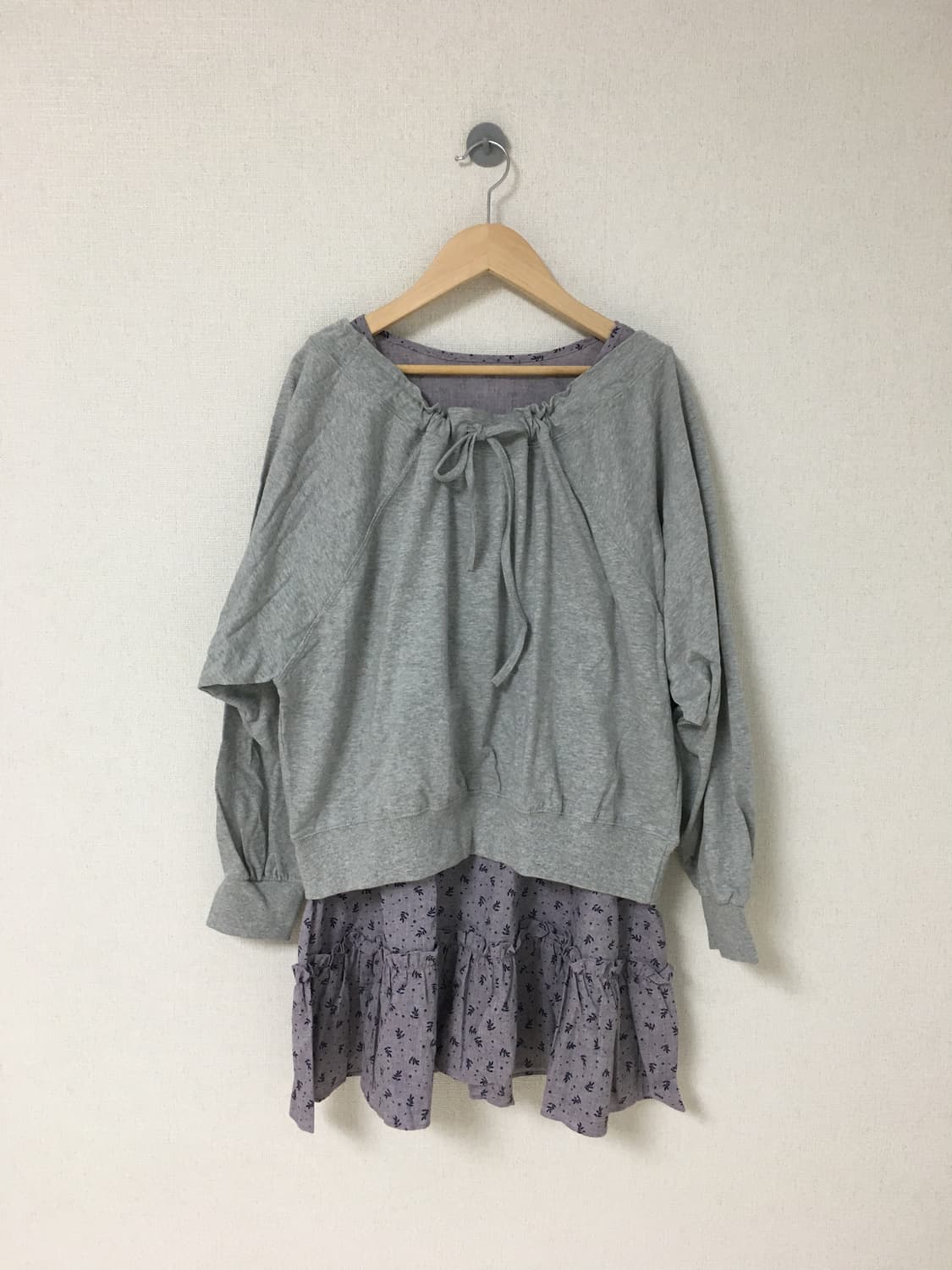 (새상품) 그레이 오프숄더 상품이미지1