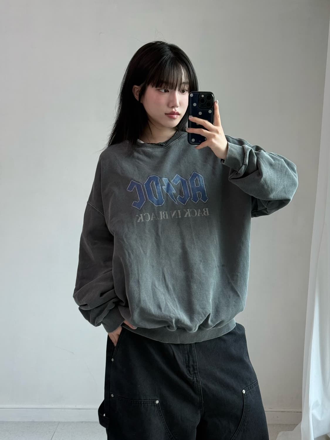 ACDC 피그먼트 맨투맨 상품이미지2