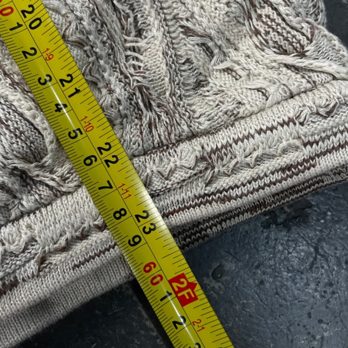 95 쿠지 케이블 니트 상품이미지6