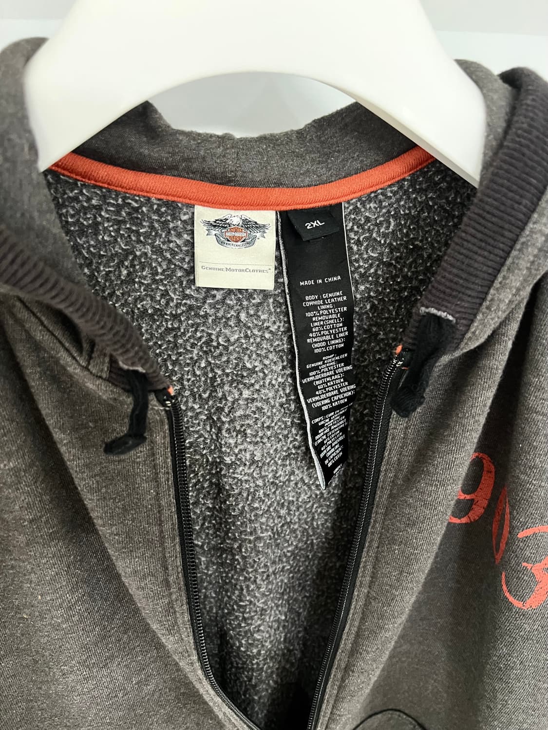 할리데이비슨 1903 핸드워머 후드집업 상품이미지4