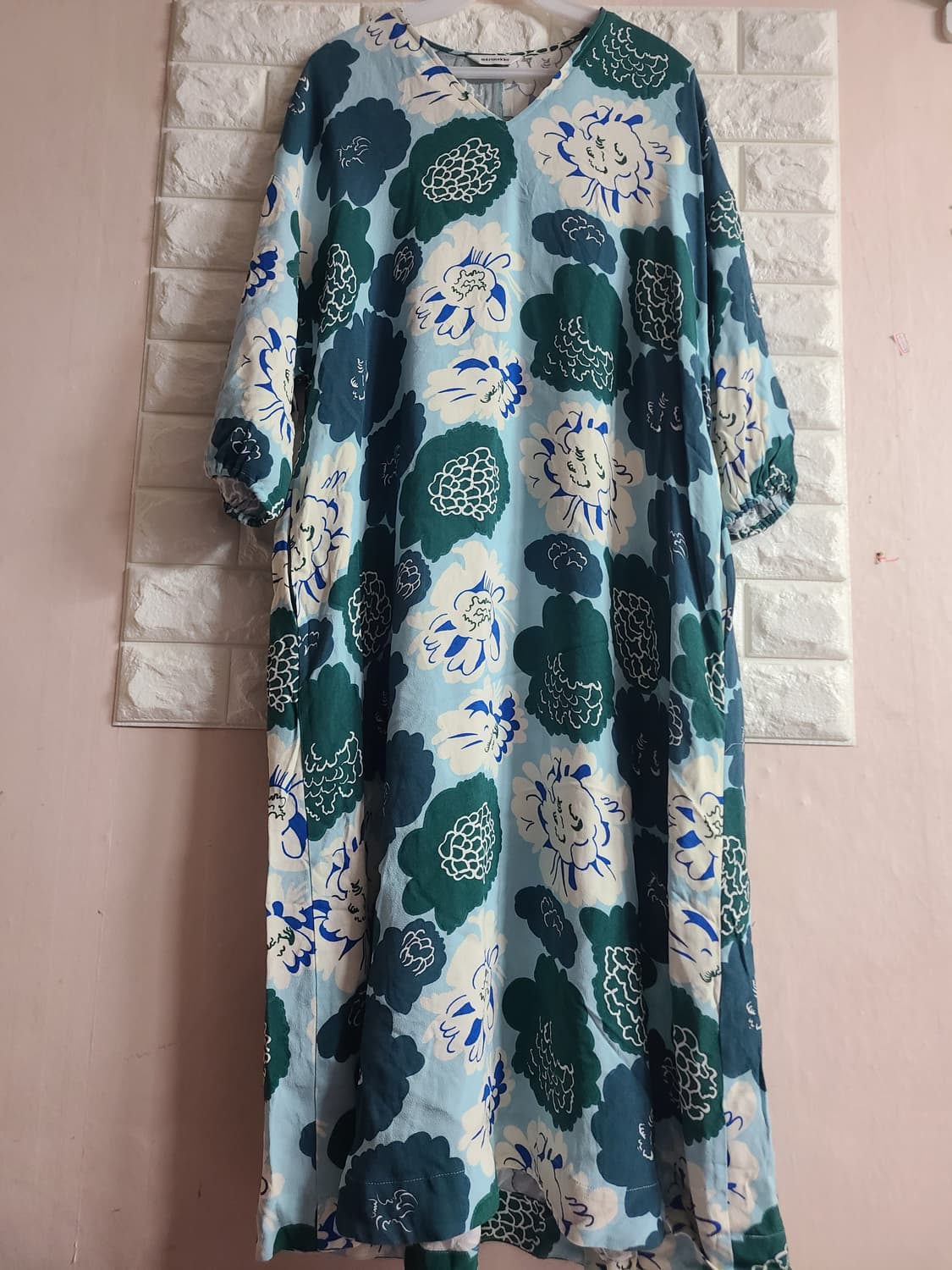 마리메꼬 플라워 롱 원피스(66-77) 상품이미지5