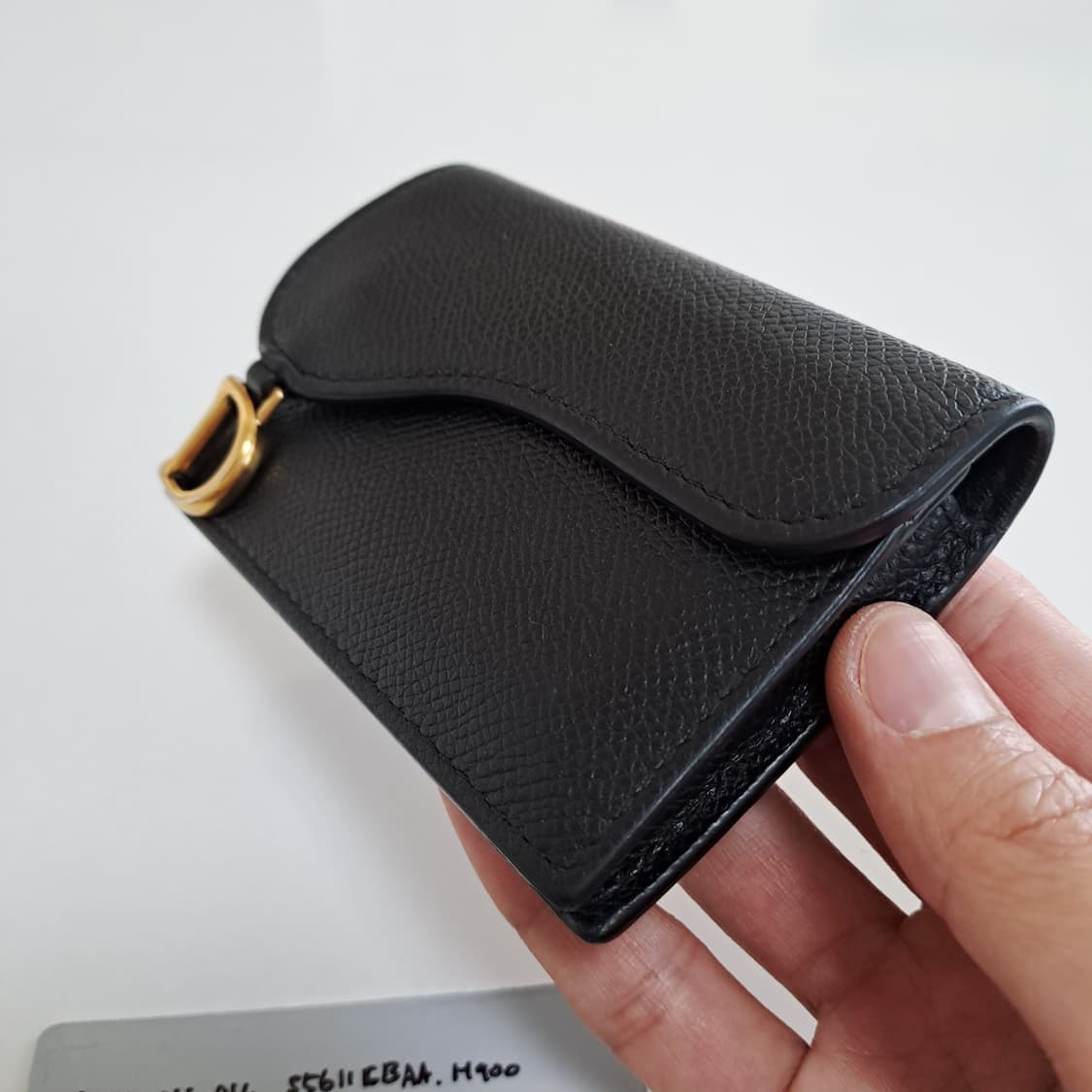 [100%/정품] 디올 새들 블룸 카드지갑 블랙, 디올지갑,디올카드지갑 상품이미지2