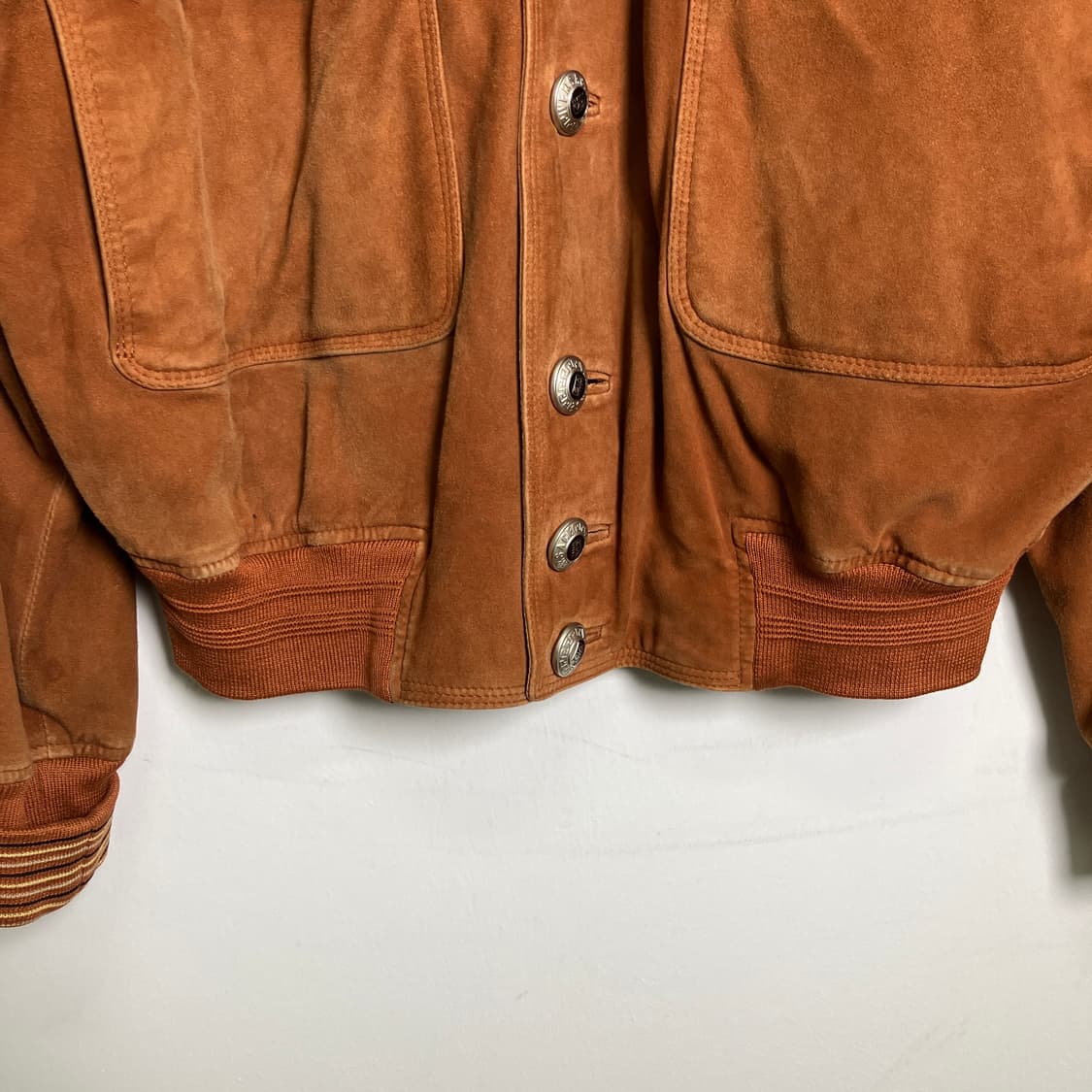 베르사체 브라운 스웨이드 봄버 자켓 상품이미지5