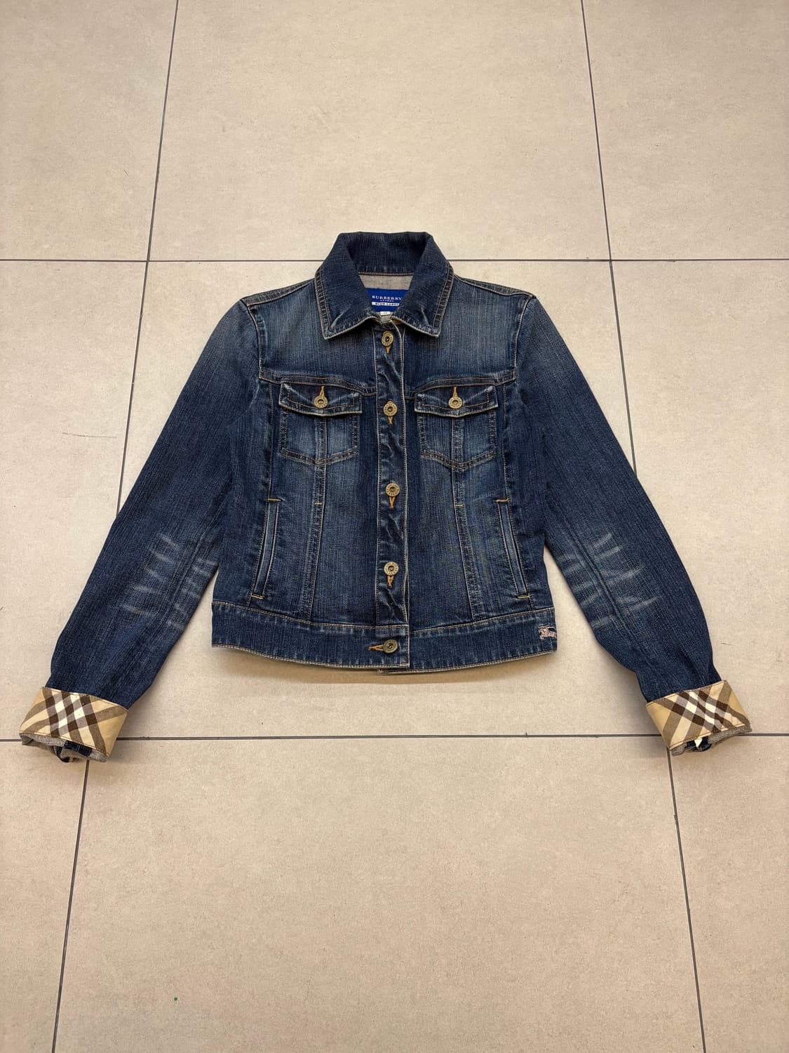 [ 38 ] 버버리 노바체크 라이닝 데님자켓 상품이미지2