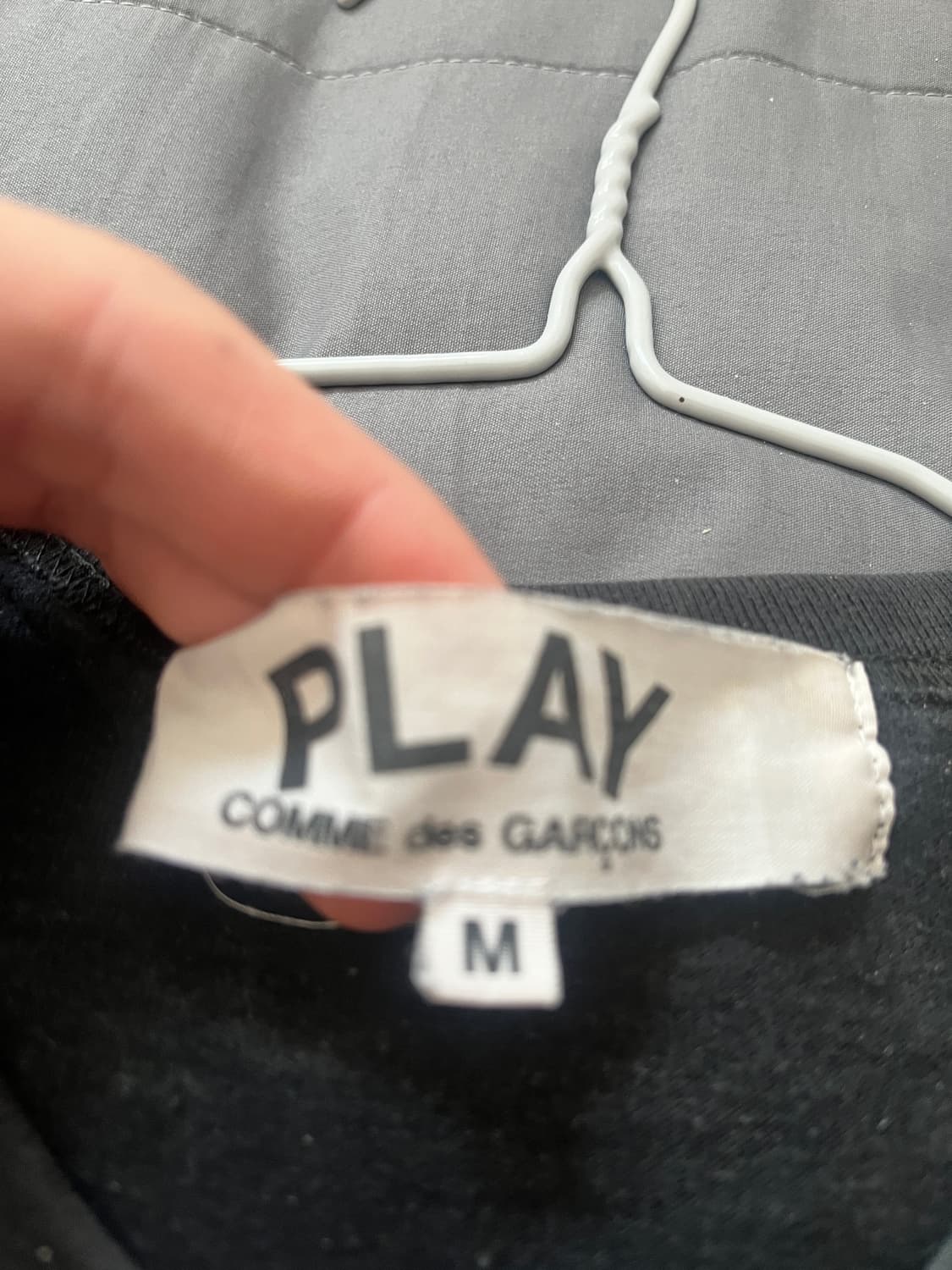 꼼데가르송 레드와펜반팔 M 상품이미지2