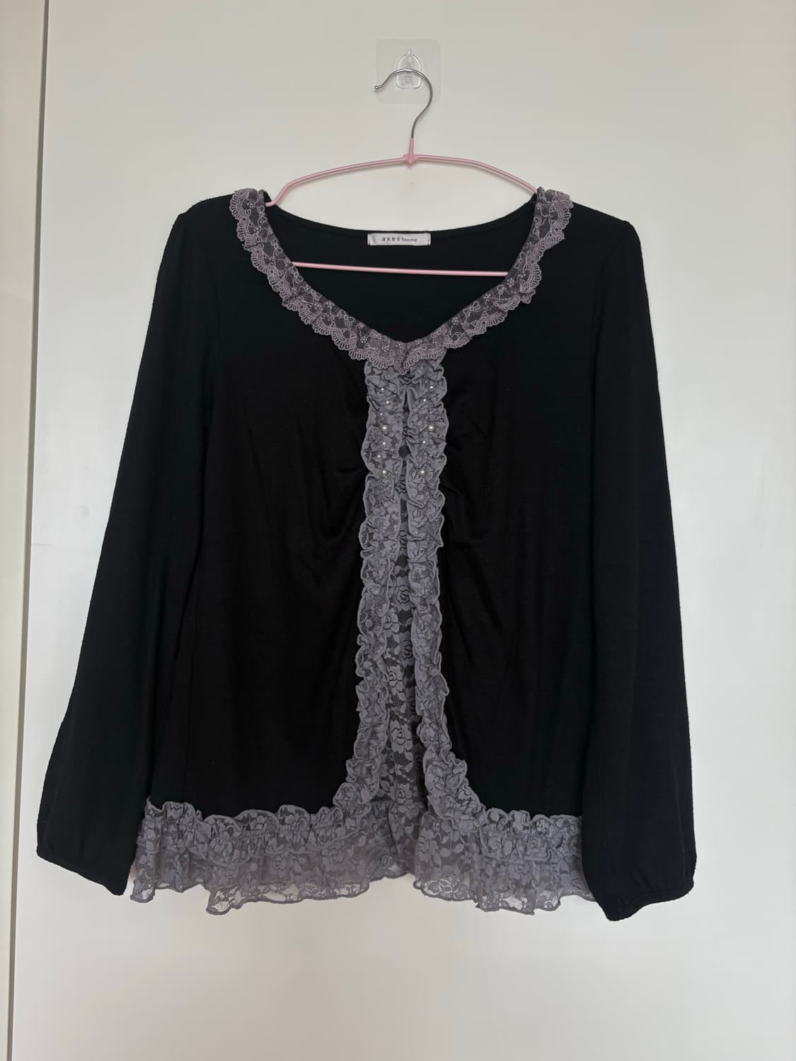 엑시즈팜 레이스 티셔츠 상품이미지1