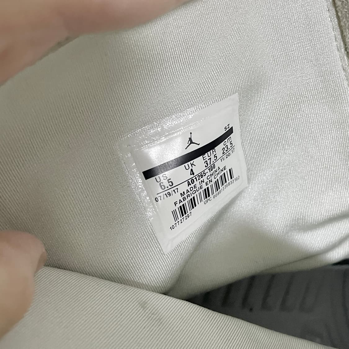 [uk4] 조던1 제스터xx 하이 오프화이트 가죽부츠 + 신발 파우치 상품이미지10