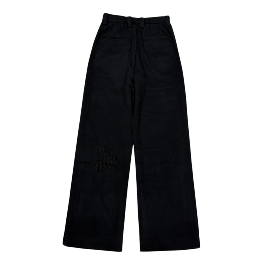 STU 울 슬랙스 바지 블랙 S 상품이미지3