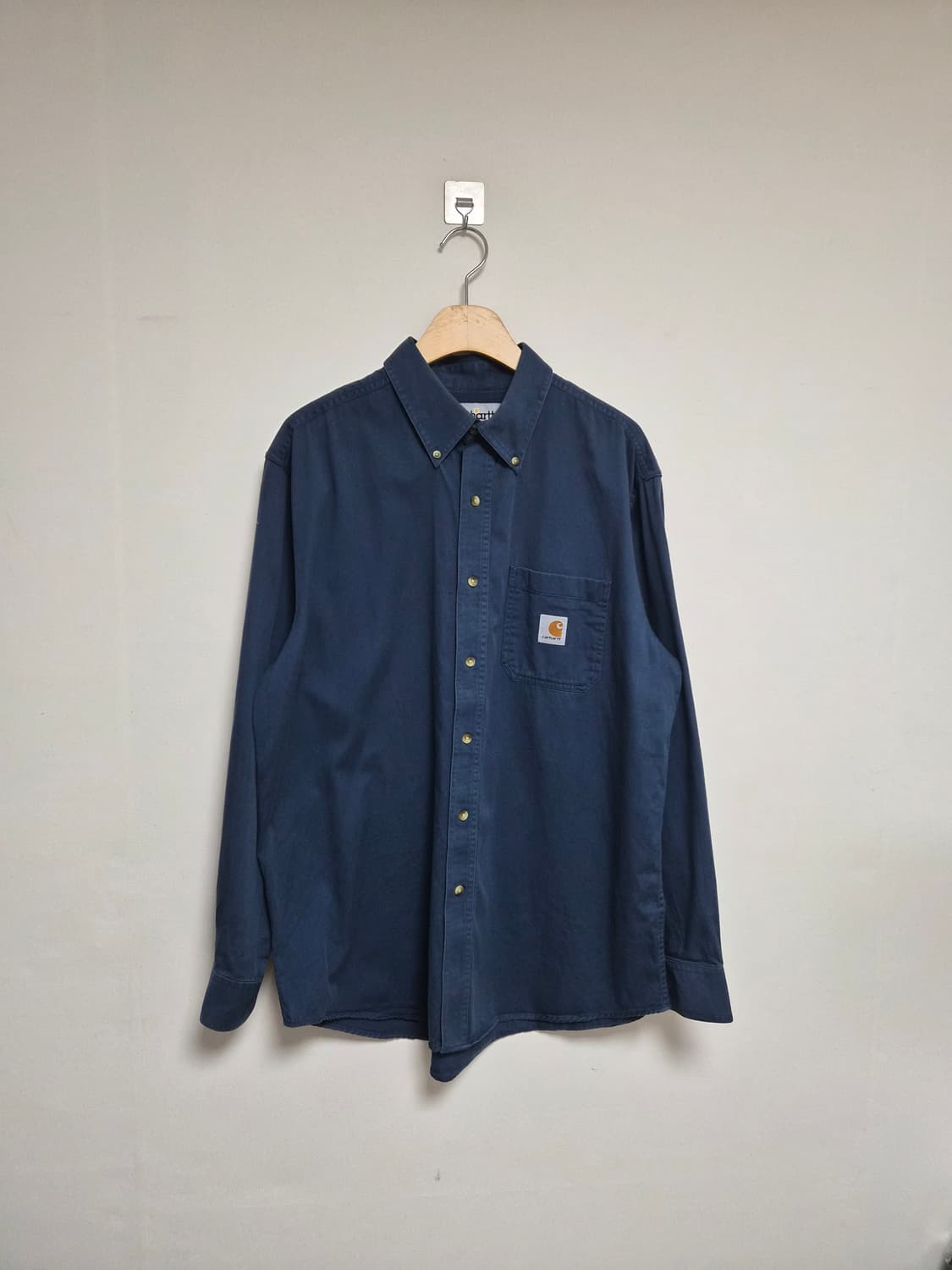 칼하트Carhartt 네이비 코튼 셔츠 L - S248 상품이미지1