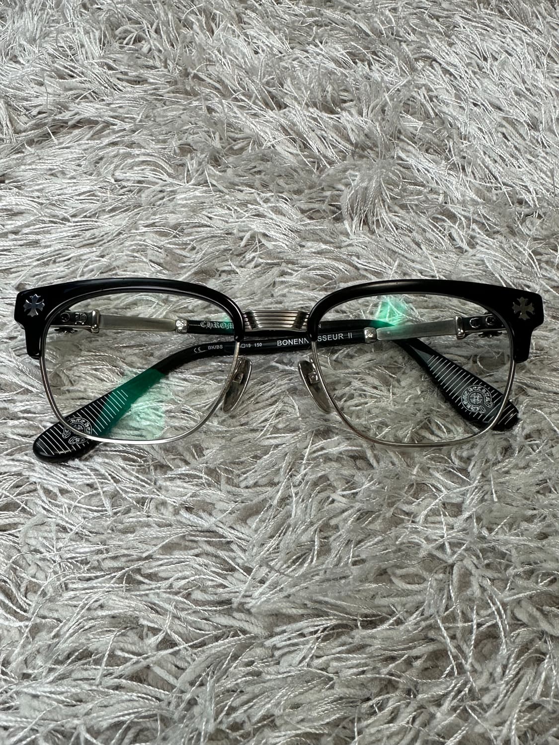 [53-19-150] 정품 크롬하츠 보넨노이슈어 2 블랙/브러쉬드 실버 상품이미지3