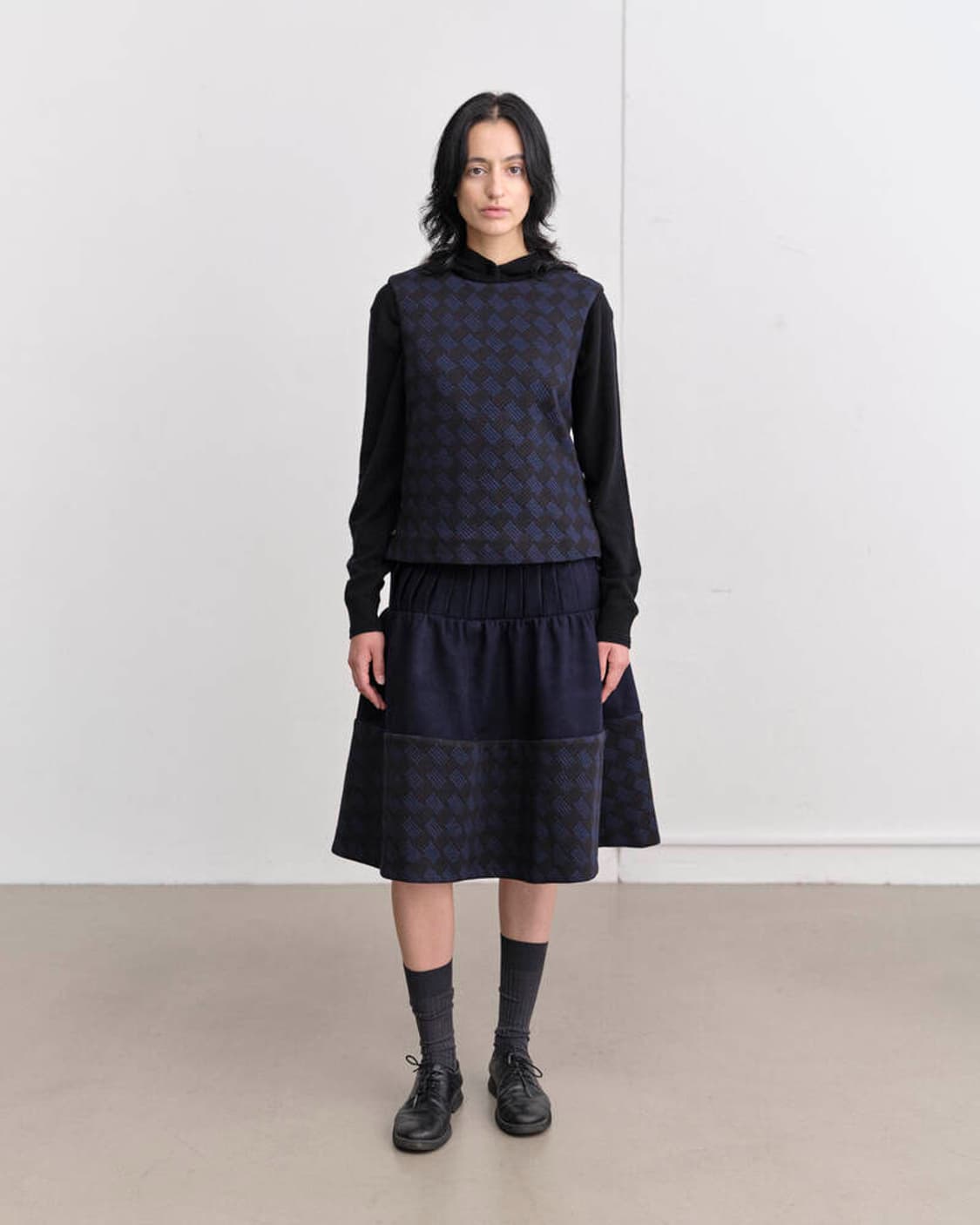 더컬러컬러 thecolorcolor 누비 스커트 M (판매/s로 교환) 상품이미지1