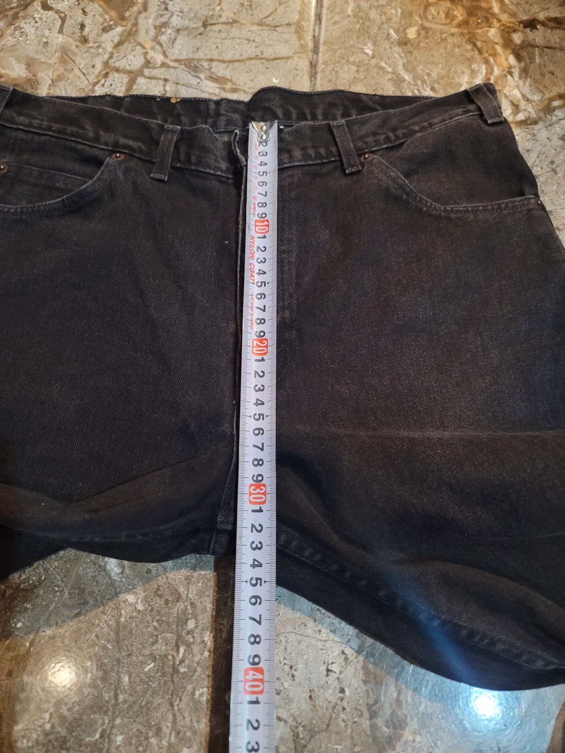 리바이스 오렌지탭 흑청 데님팬츠  상품이미지6