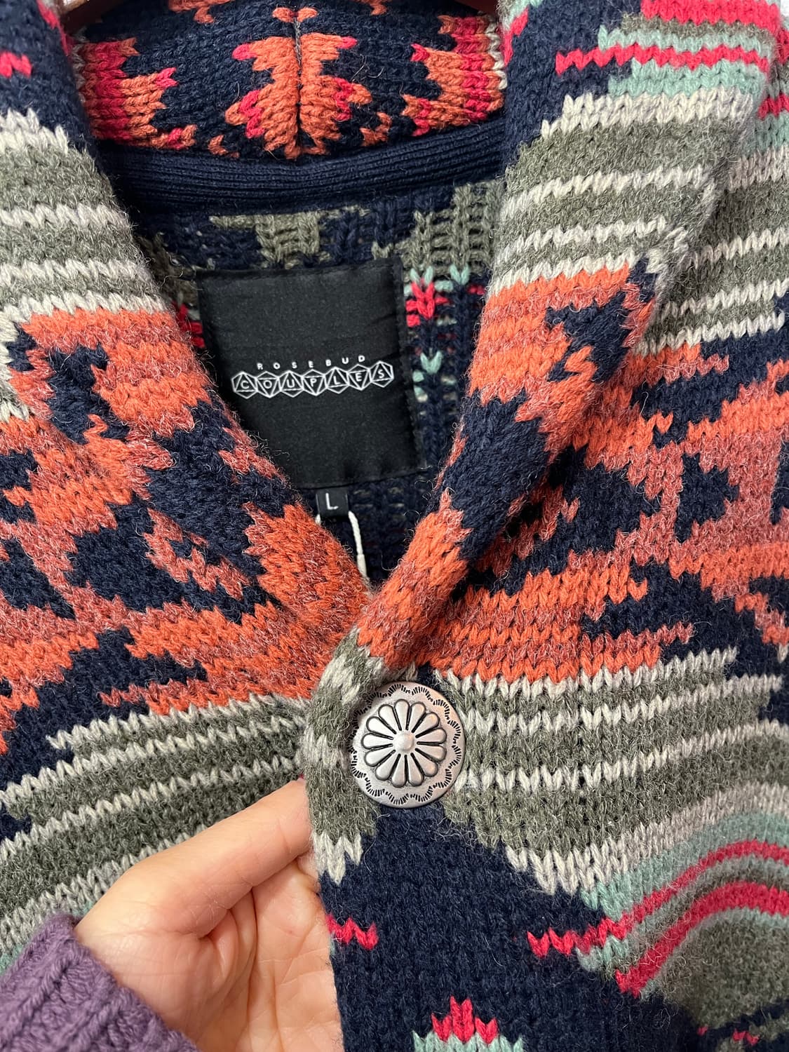 에스닉 패턴니트 가디건 상품이미지3