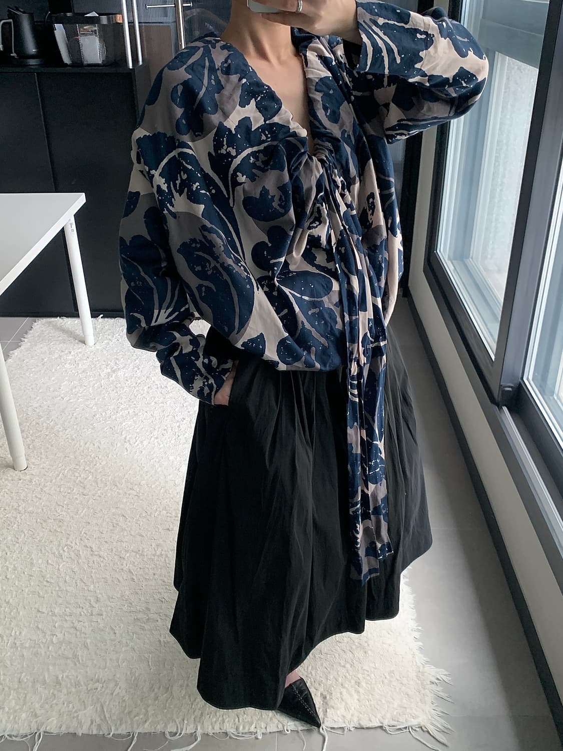 ANGLOMANIA Flower Printing Blouse 상품이미지2