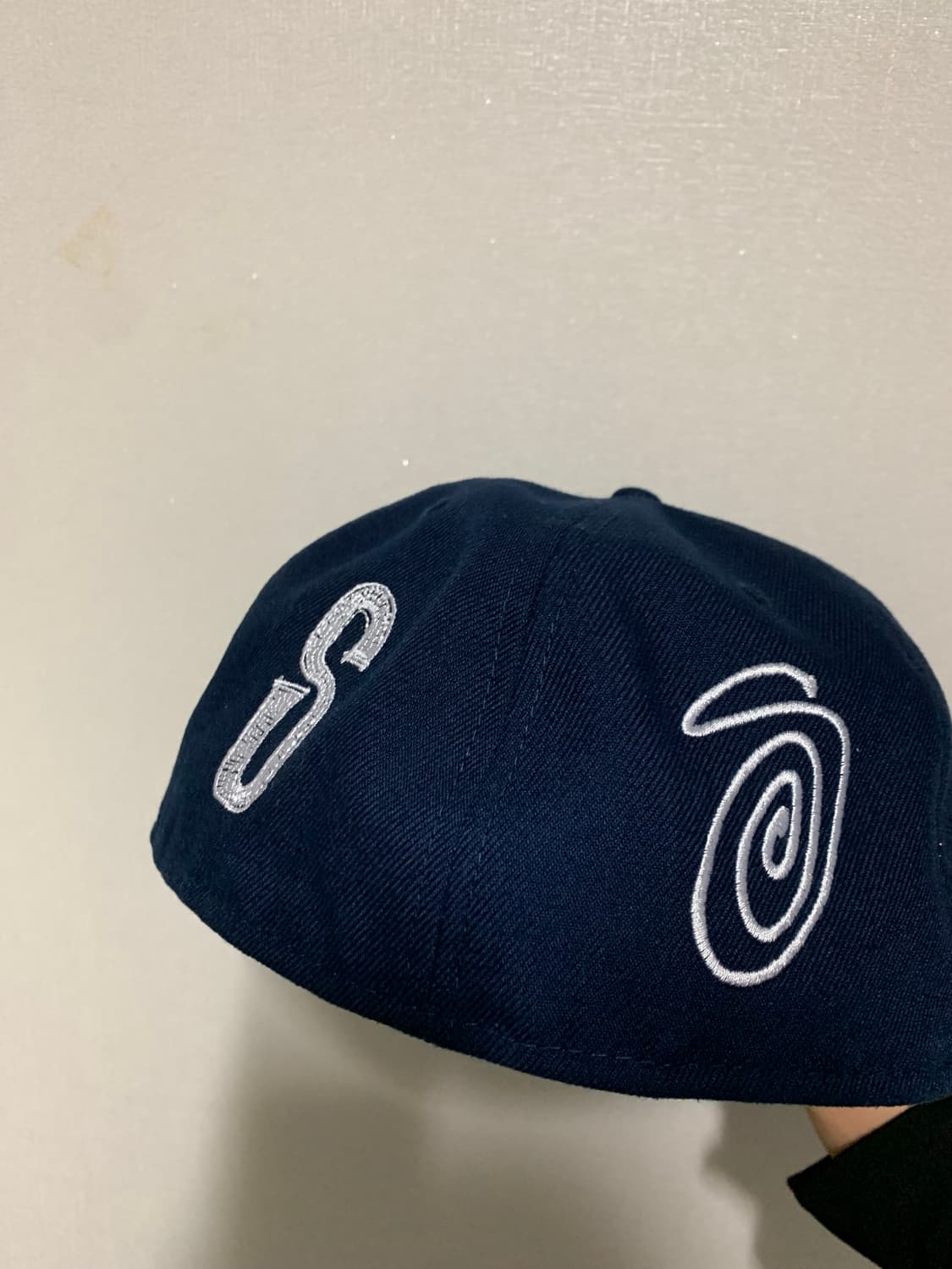 스투시 뉴에라 랜섬 자수 59피프티 캡 스냅백 네이비 상품이미지3