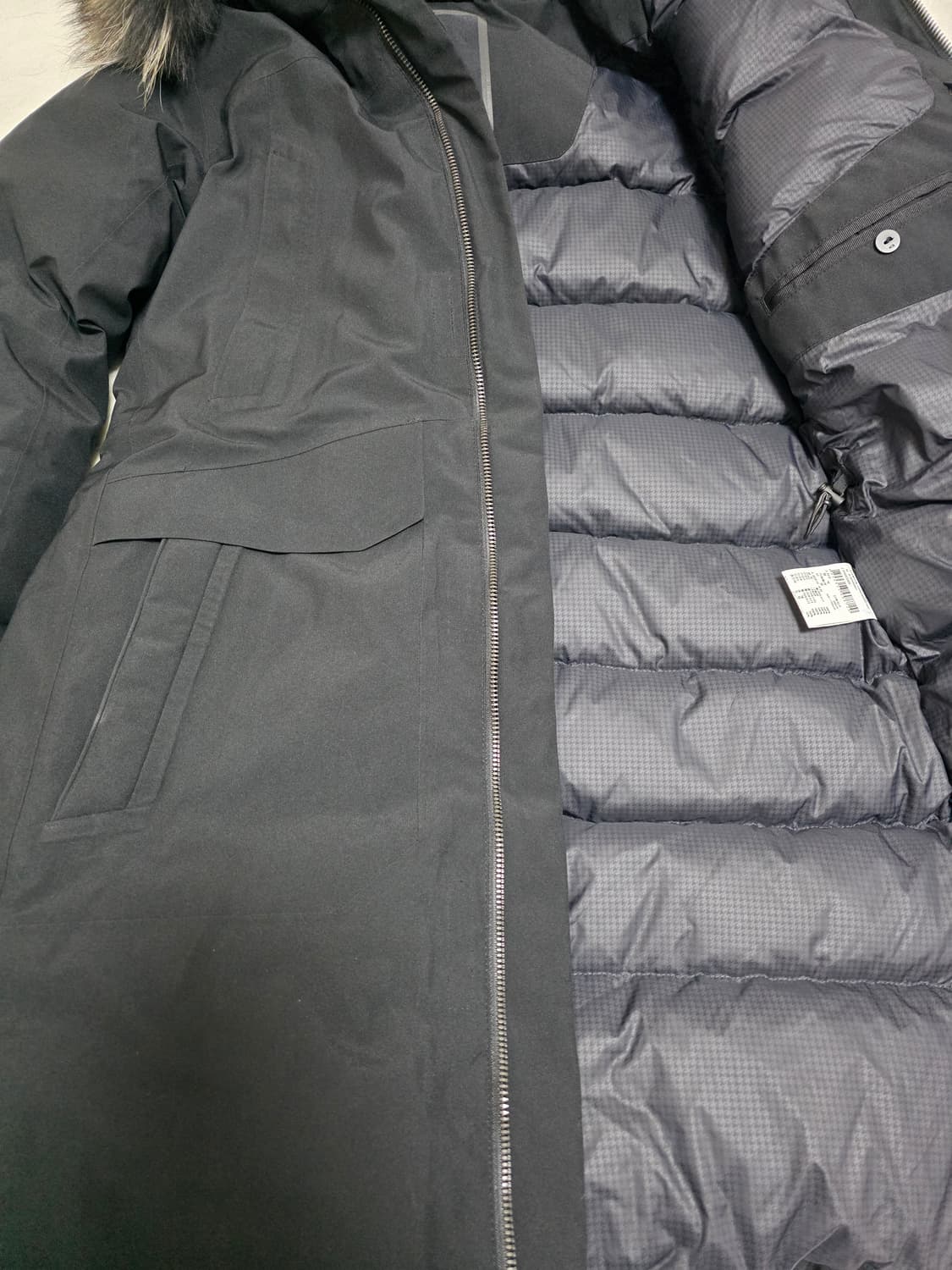 18fw K2 라르티스 고어텍스 롱패딩 여성90 블랙 상품이미지5