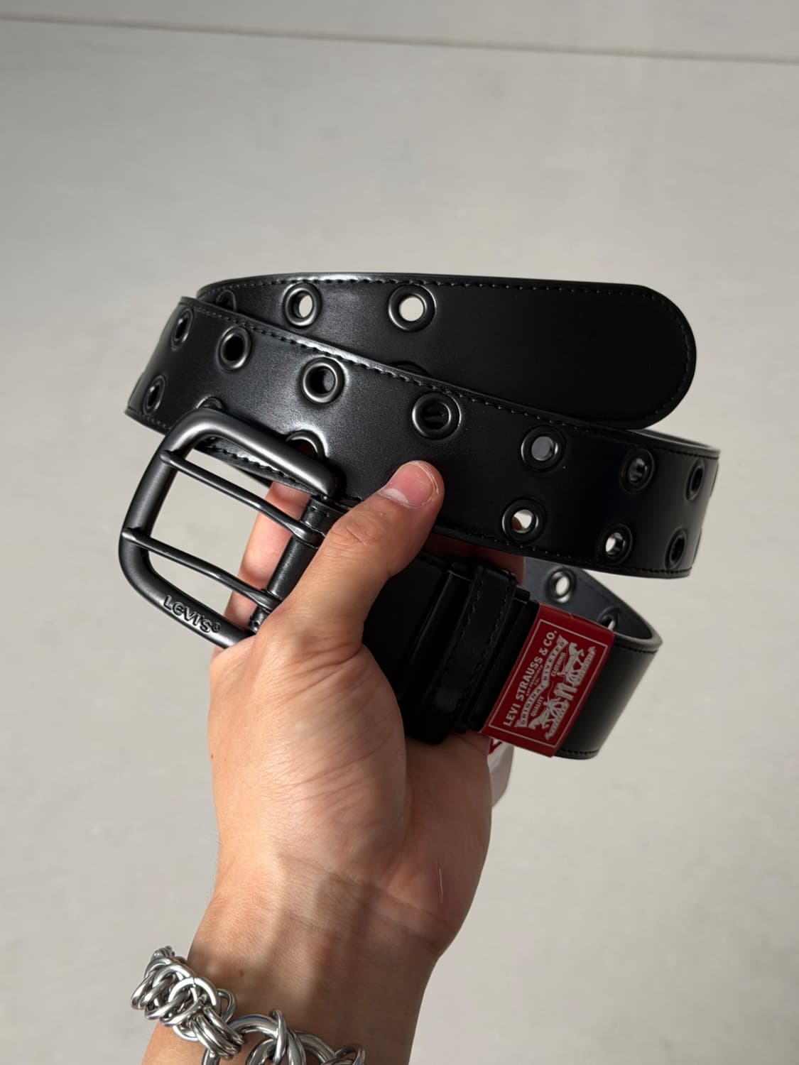 double eyelet belt 더블 아일렛 벨트 상품이미지1
