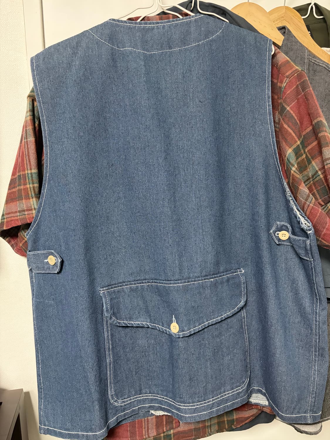 데님 조끼 판매합니다 상품이미지2