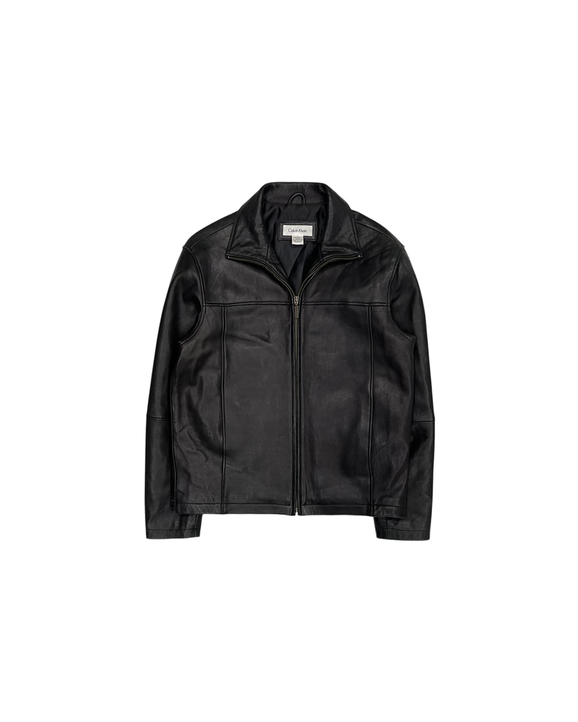 캘빈 클라인 클래식 레더 집업 자켓 상품이미지5