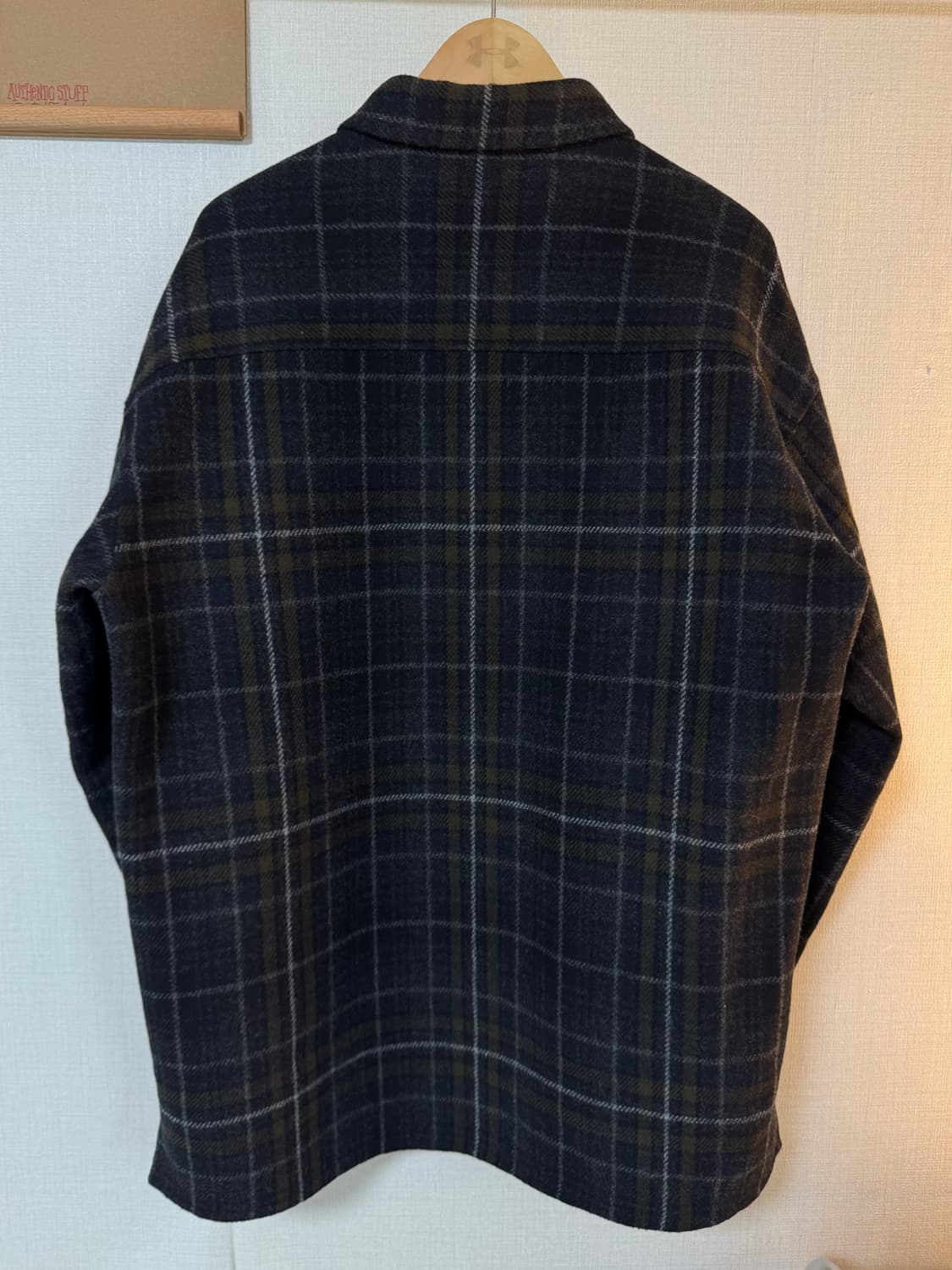 [XL]질스튜어트 뉴욕 아우터형 오버핏 체크셔츠 상품이미지7