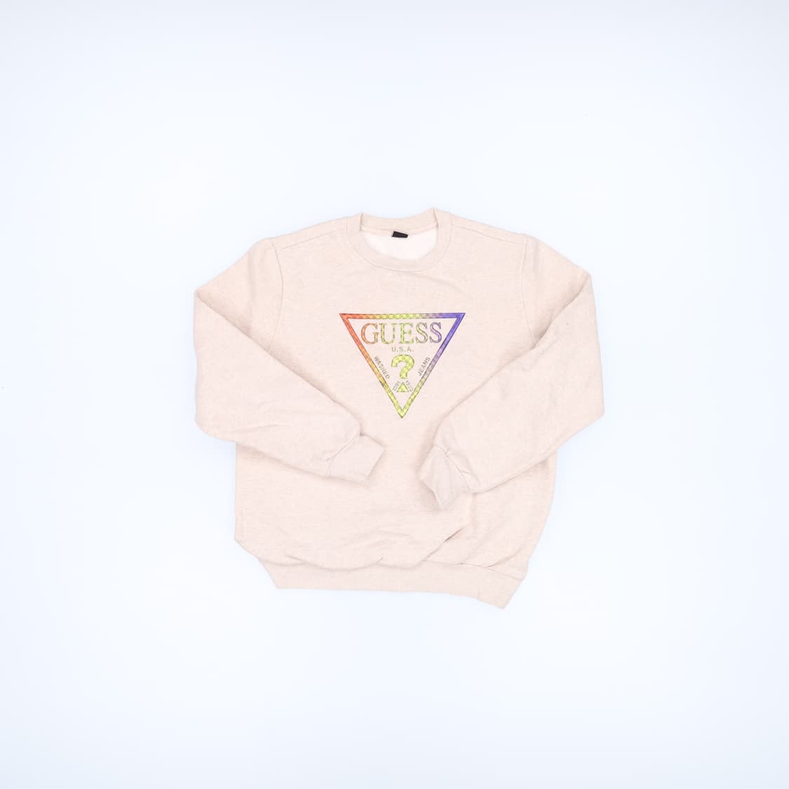 [80] 게스 여성 기모 삼각로고 맨투맨 스웻셔츠 0112J 상품이미지2