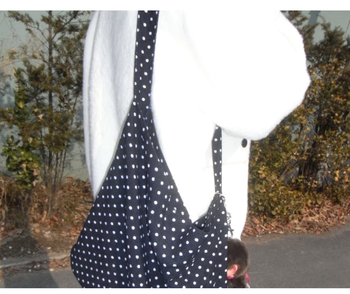 아워캐비넷 dot corduroy 2way bag  상품이미지1