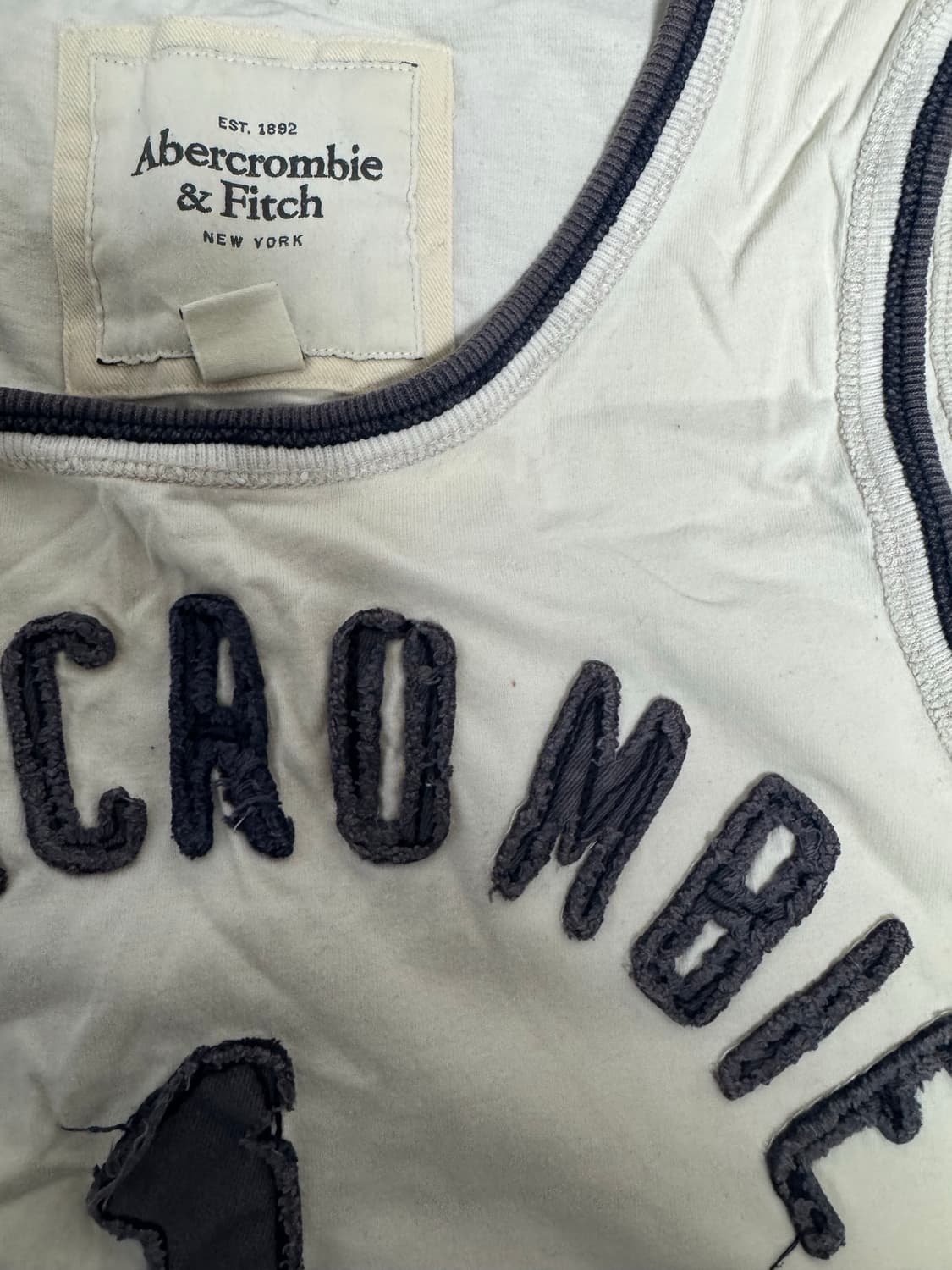 아베크롬비 입체자수 나시 상품이미지4