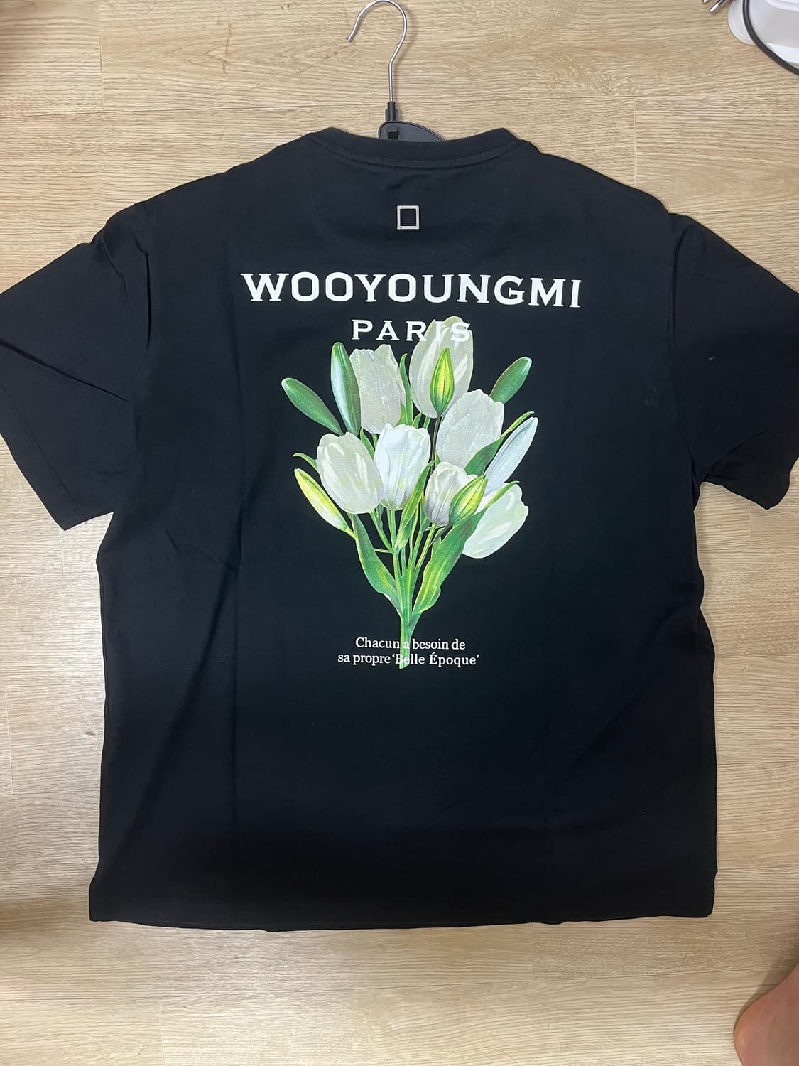 우영미 플라워 반팔 새상품급 상품이미지2