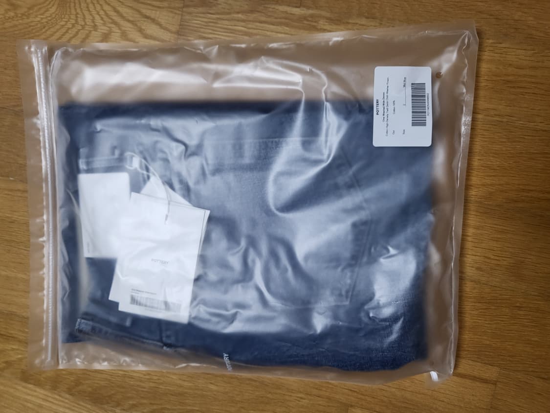 포터리 원워시드 와이드데님 미드블루 2 상품이미지2