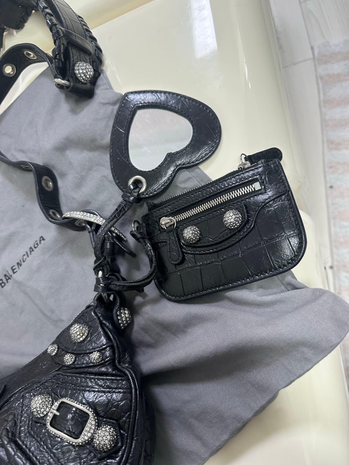 [A 정품] 발렌시아가 르카골 xs 크리스탈스톤 상품이미지6