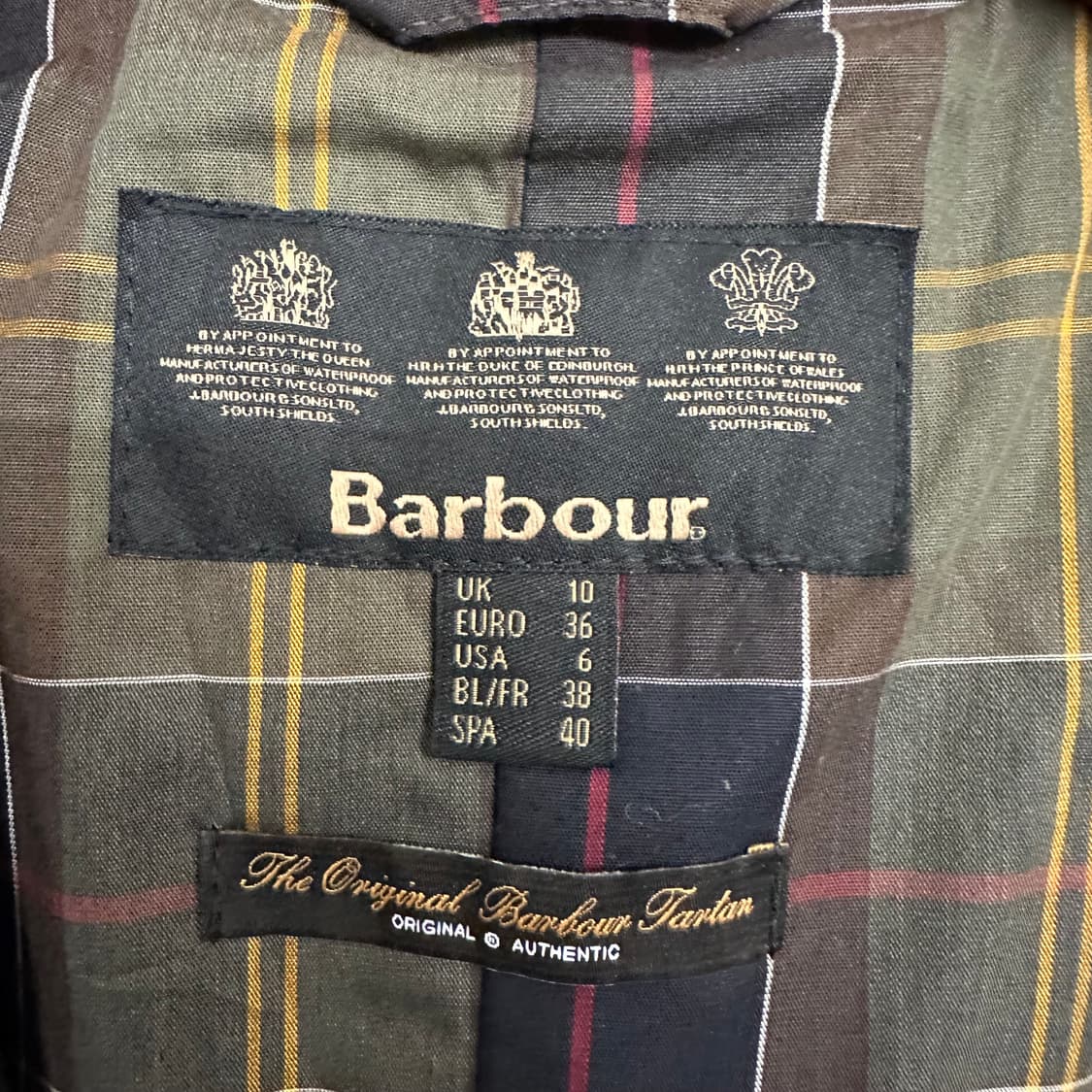 바버 더람 왁스자켓 ‘올리브’ 상품이미지7