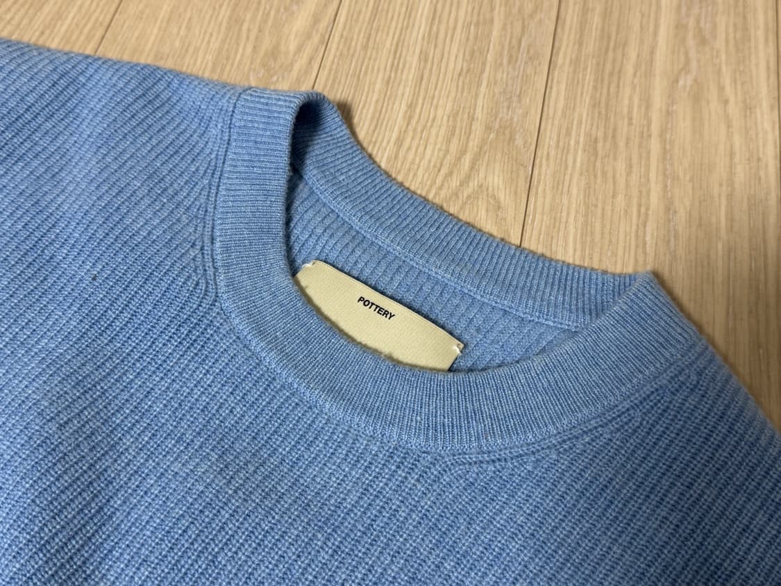 포터리/베이비 캐시미어 컴포트 크루넥 니트 삭스/1 상품이미지2