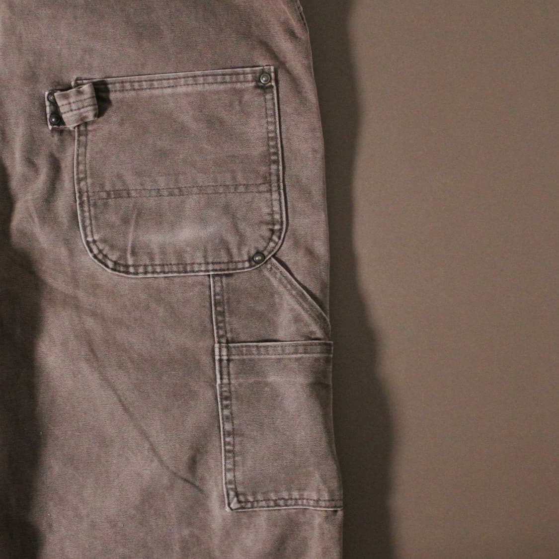 Carhartt 칼하트 USA 브라운 오버롤 멜빵 팬츠 상품이미지4