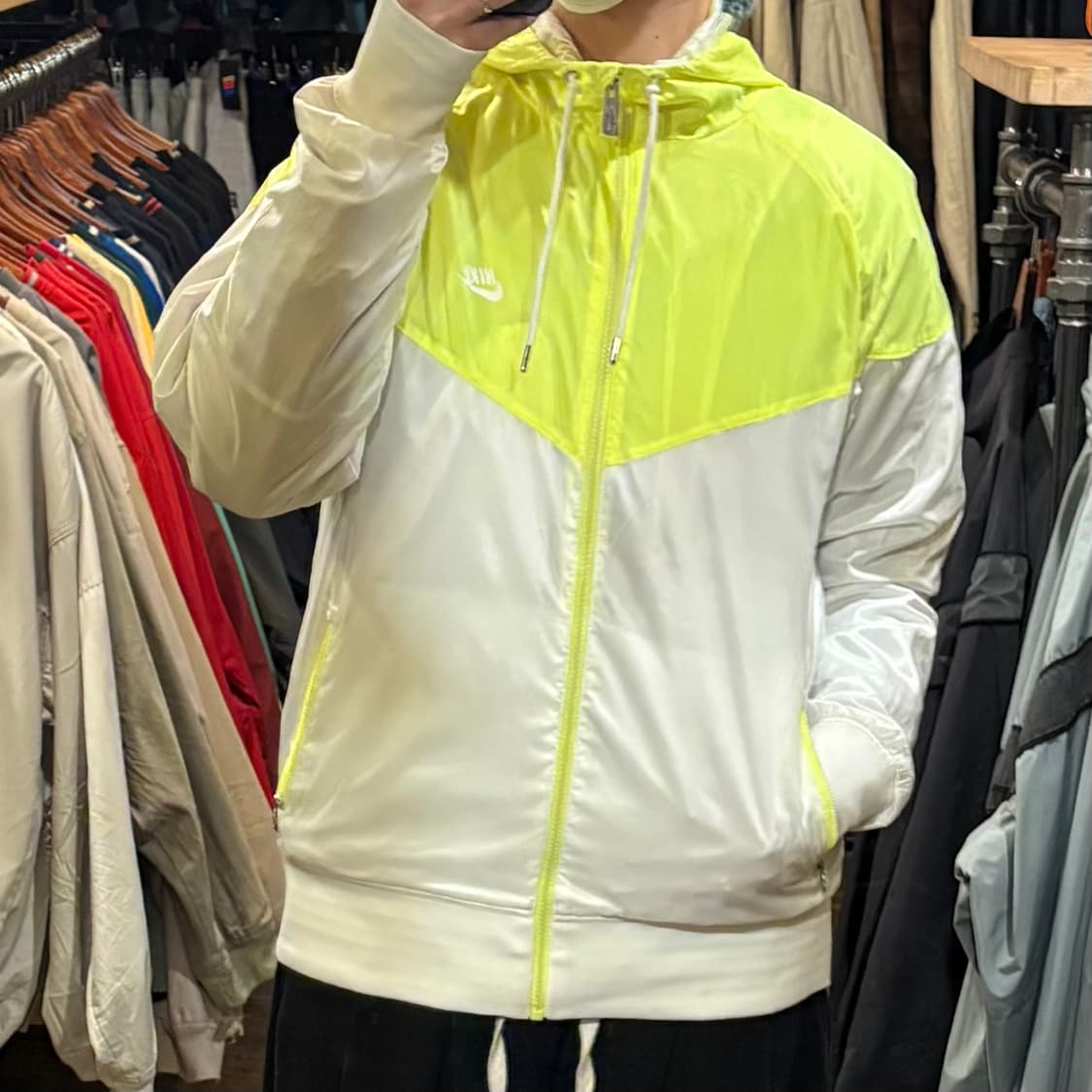 [HI] Nike 나이키 바람막이 화이트 상품이미지2