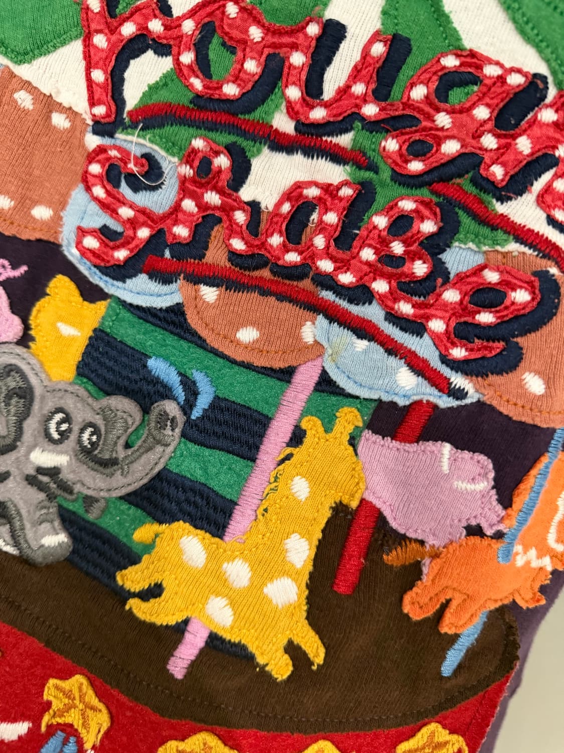 Rough animal embroidered sleeveless 상품이미지9